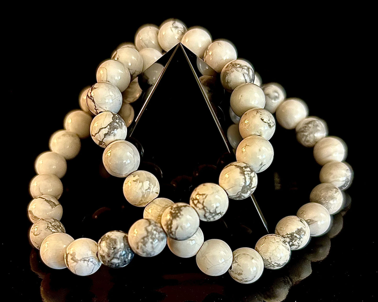 Pulsera de howlita blanca – Calma, claridad y paz interior