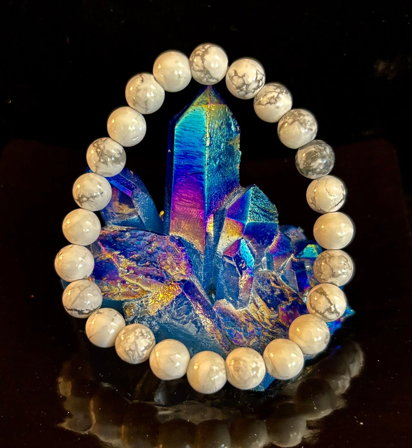 Pulsera de howlita blanca – Calma, claridad y paz interior