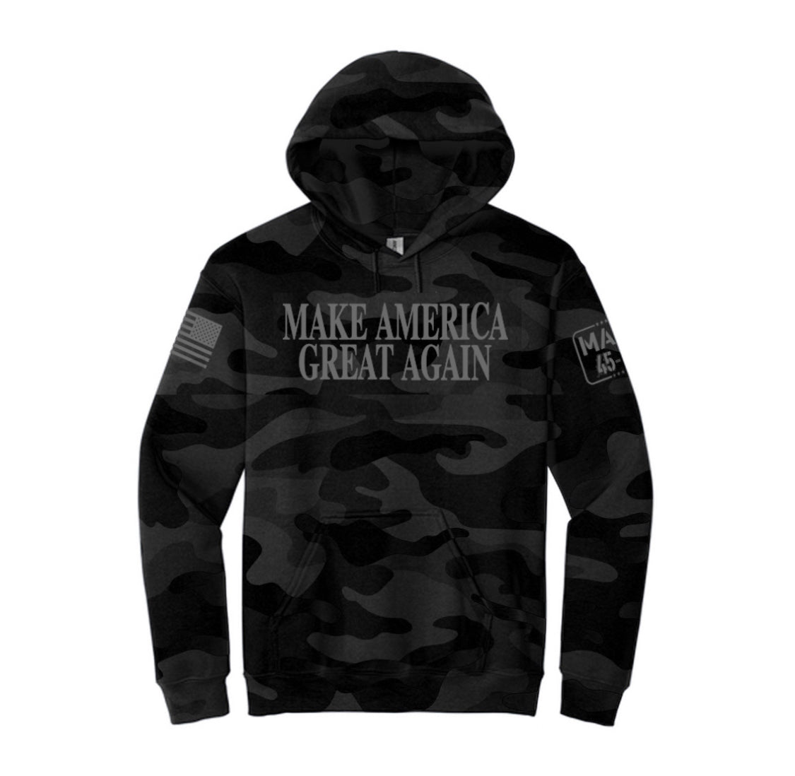 Sudadera con capucha de camuflaje MAGA