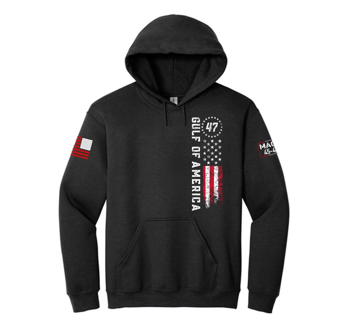 Sudadera con capucha Gulf of AMERICA con bandera