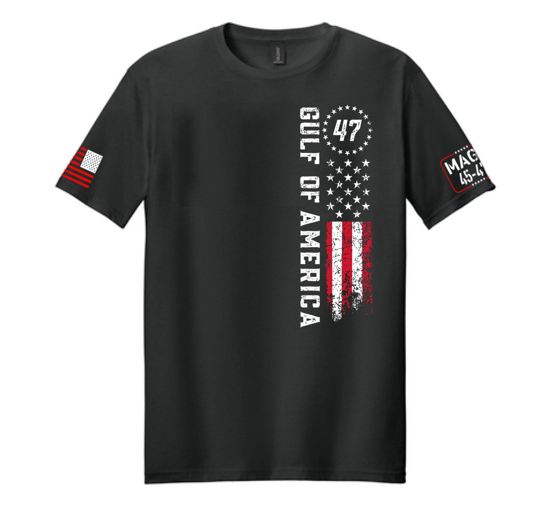 Camiseta Golfo de AMÉRICA con bandera