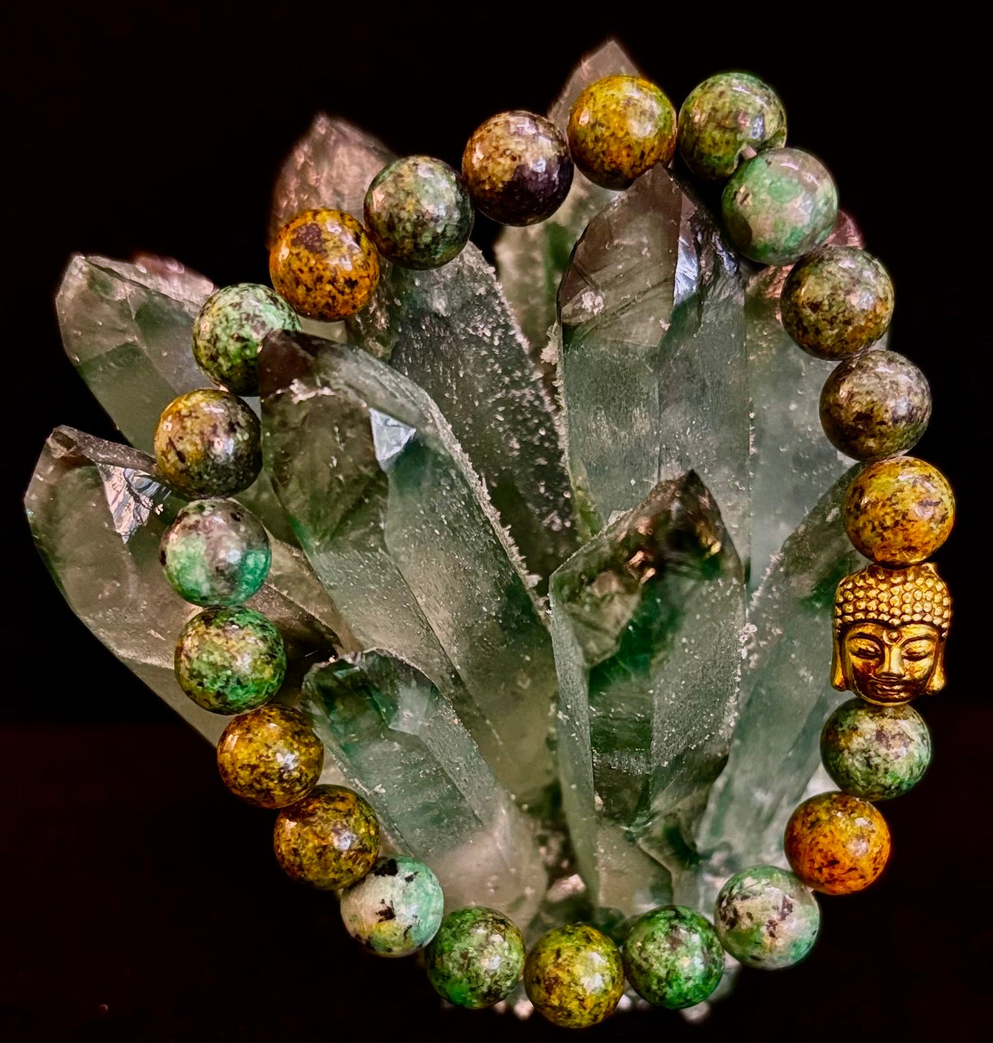 Pulseras de Buda con Gemas Hechas a Mano