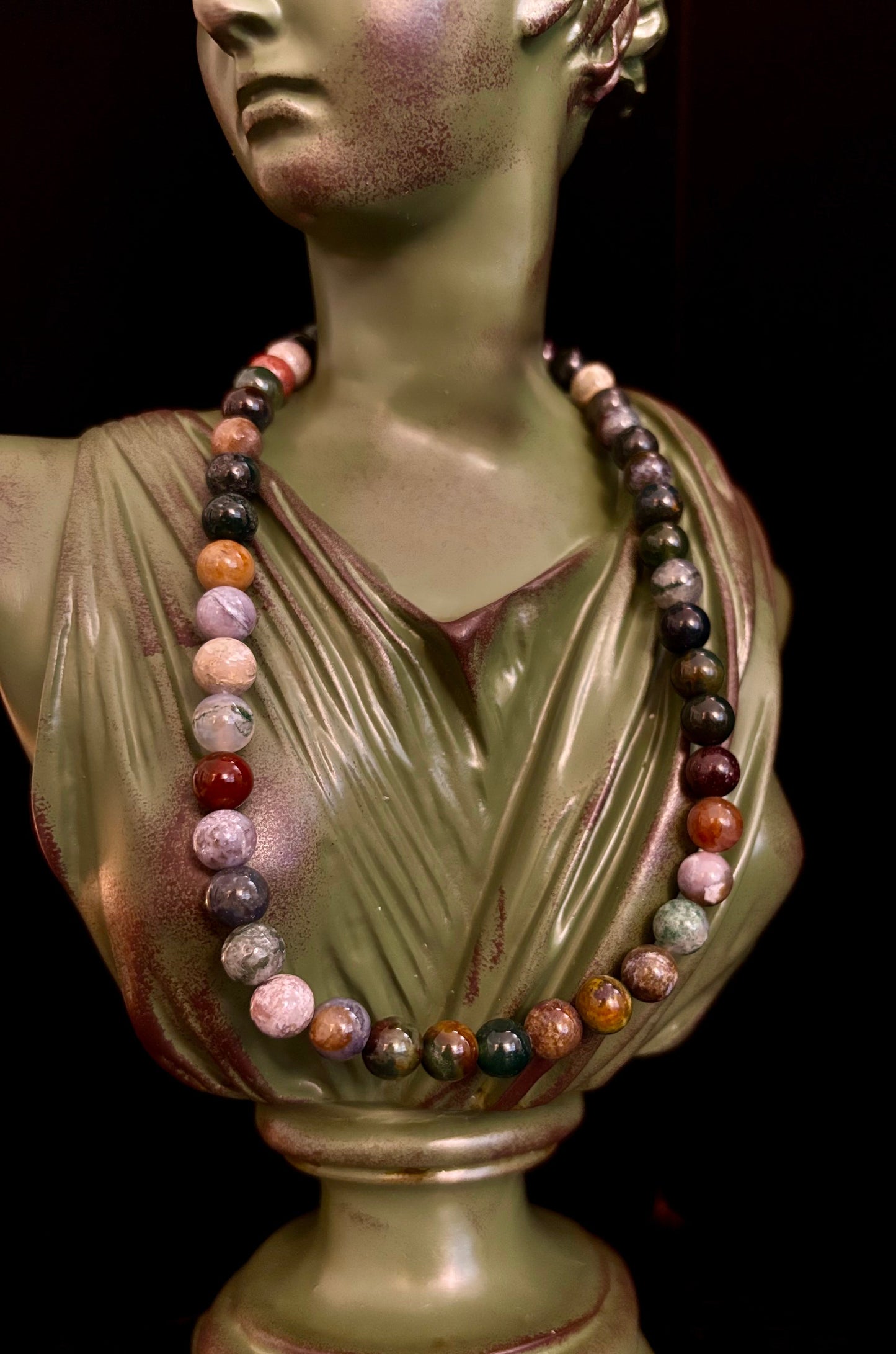Collares gargantilla de piedra natural estilo bohemio (9 opciones)