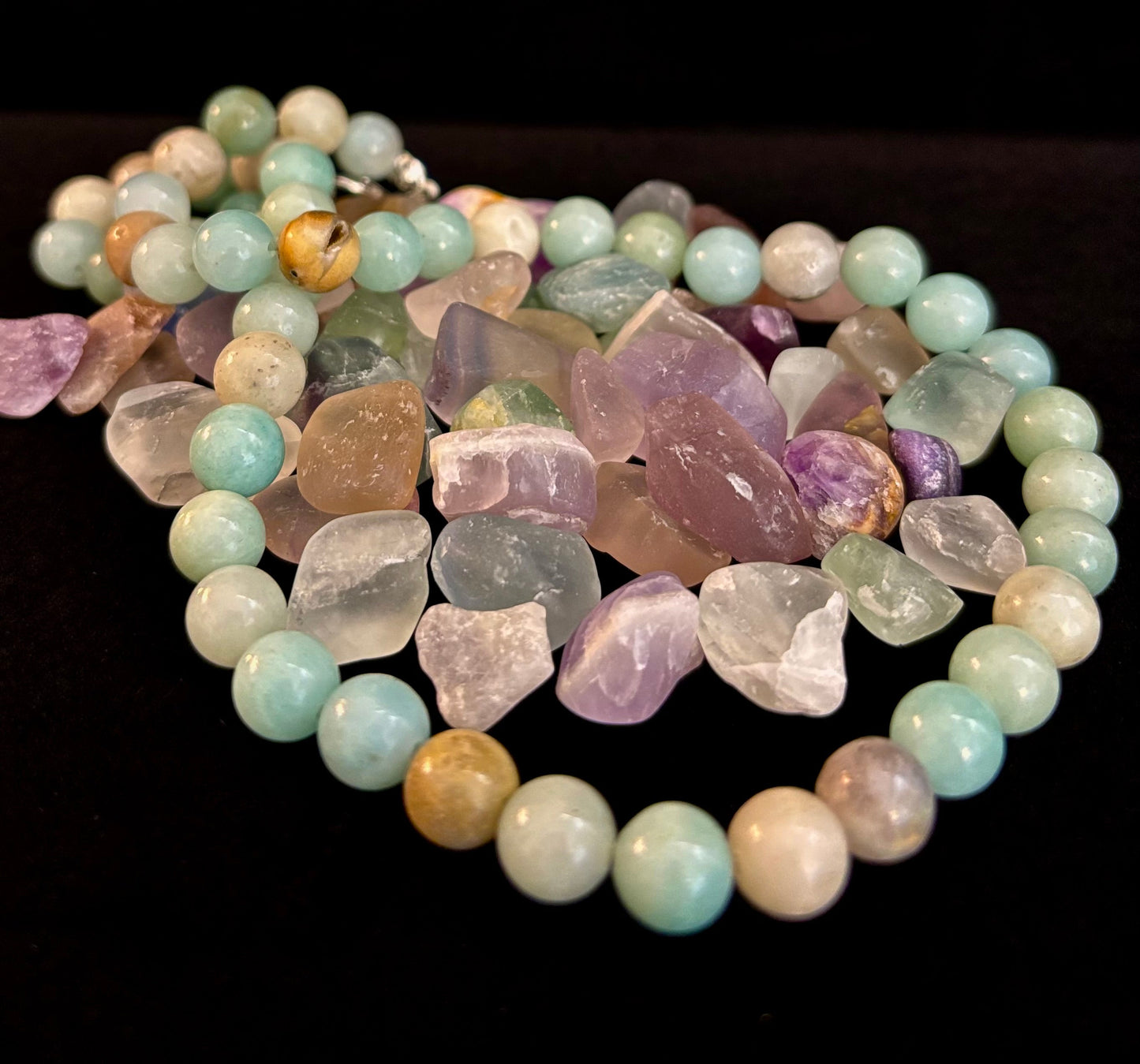 Collares gargantilla de piedra natural estilo bohemio (9 opciones)