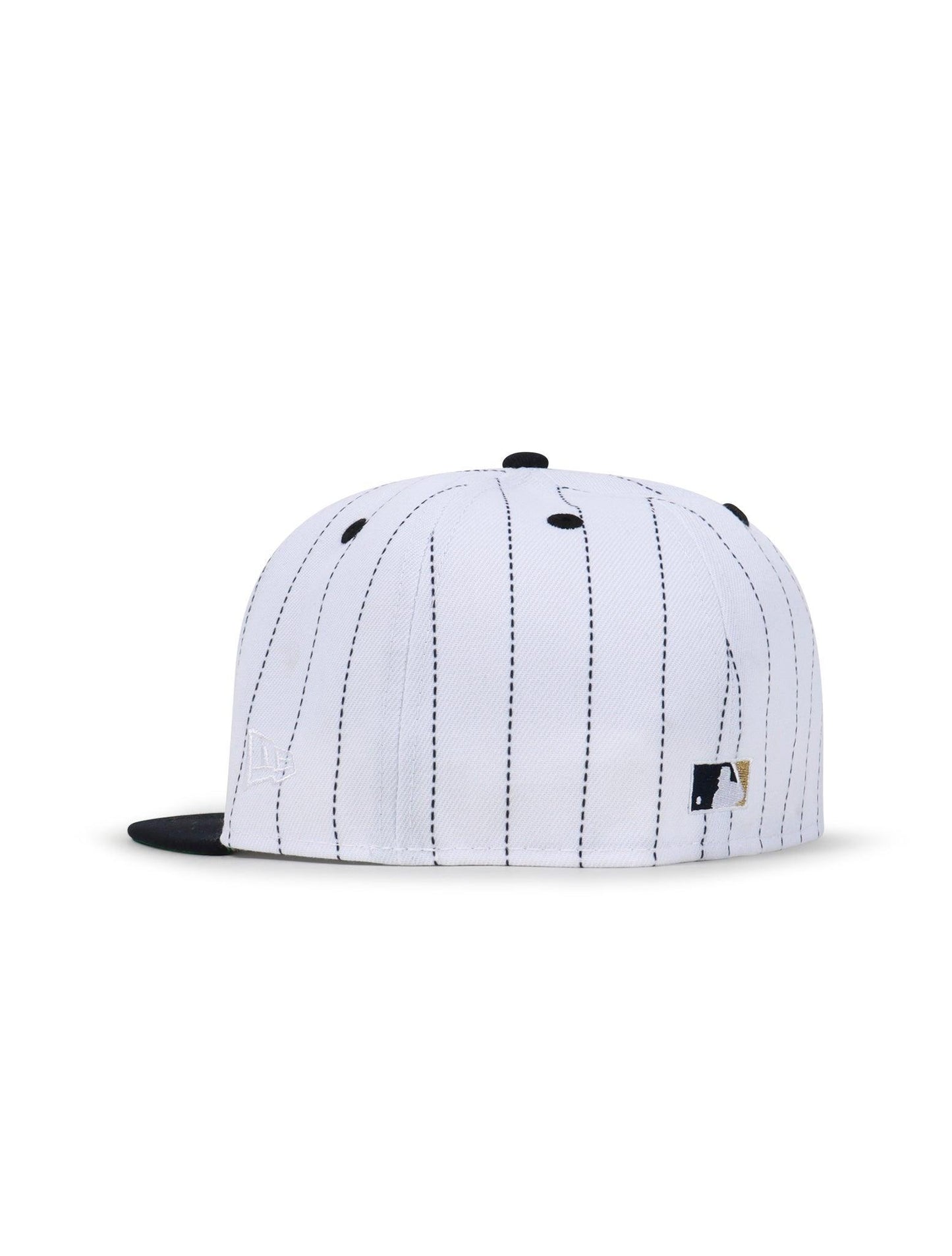 Gorra New Era 5950 Brooklyn Dodgers Jackie Robinson - Blanco Rayas