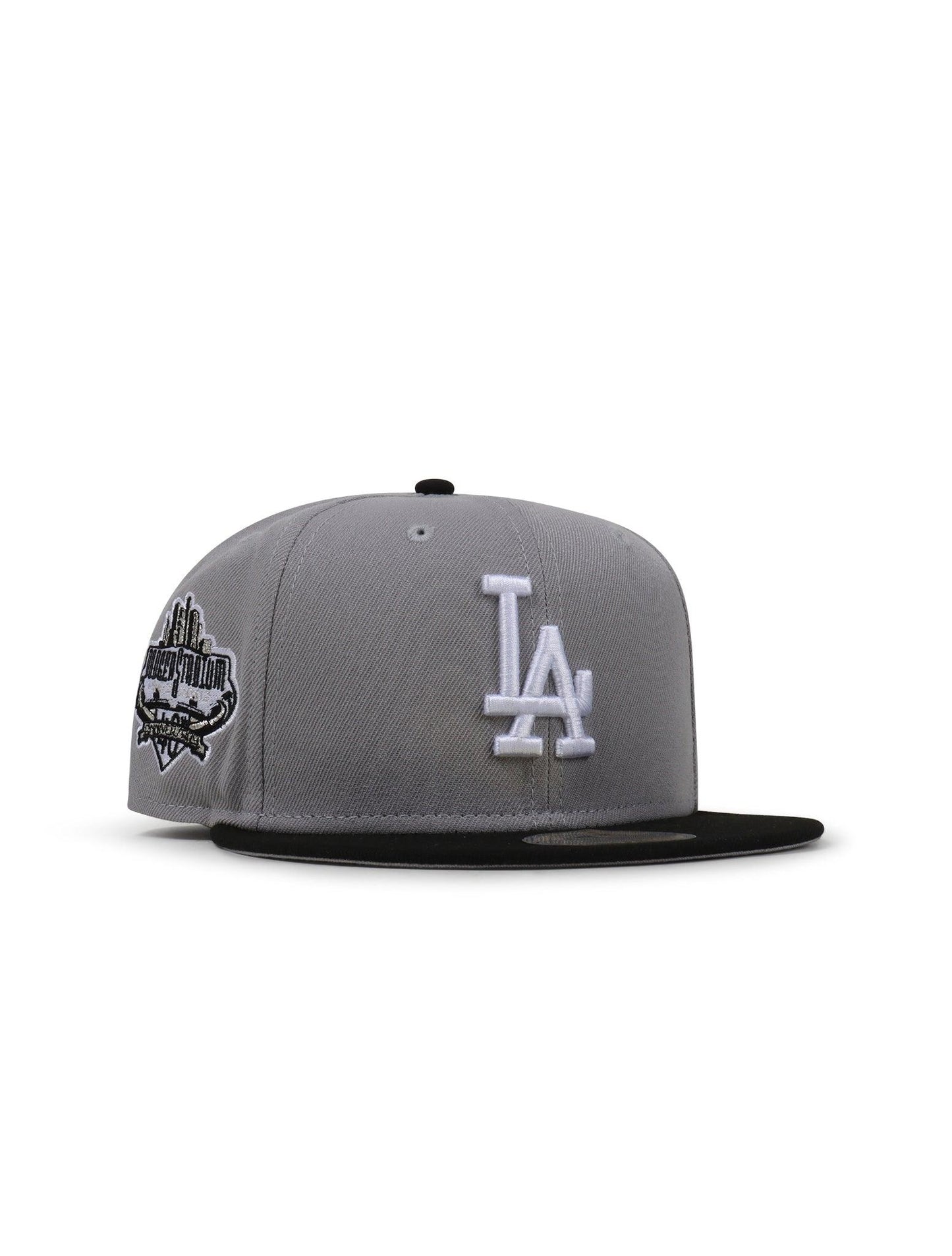 Gorra New Era 5950 Dodgers 40º Aniversario - Gris/Negro