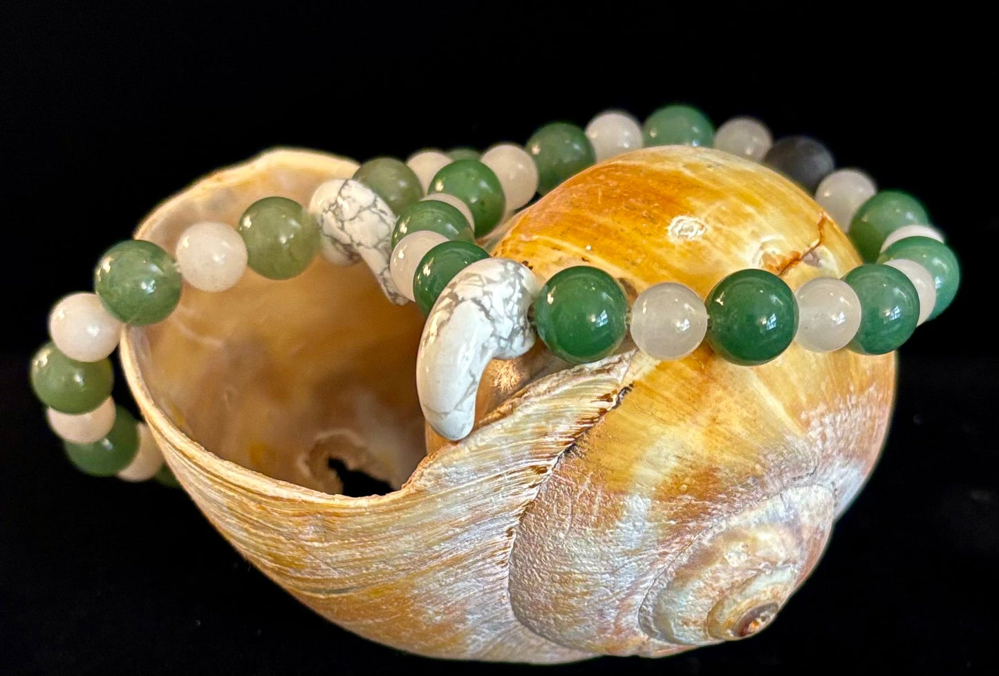 Pulsera de Piedras Naturales "Equilibrio y Audacia" – Cuentas de 10mm | Hecha a mano en EE. UU.