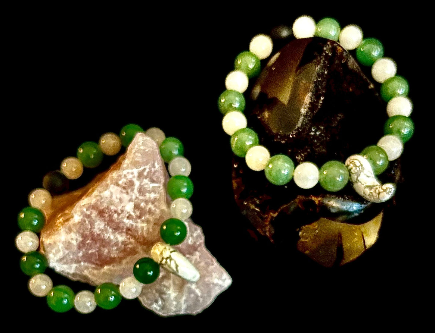 Pulsera de Piedras Naturales "Equilibrio y Audacia" – Cuentas de 10mm | Hecha a mano en EE. UU.