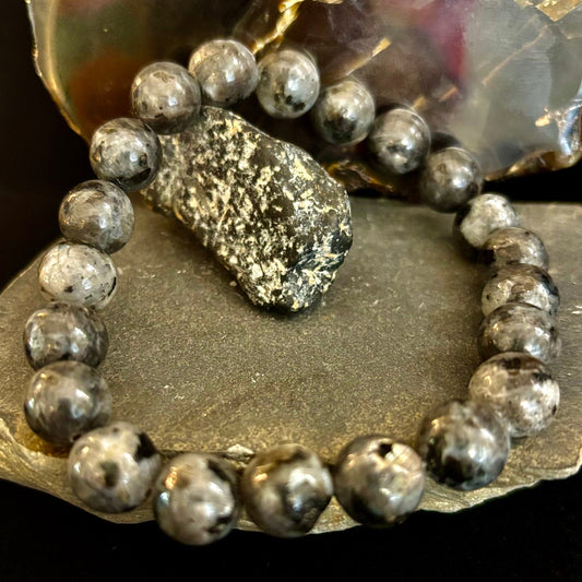 Pulsera de Protección y Transformación de Labradorita – Piedras Naturales de 8mm, 10mm, 12mm