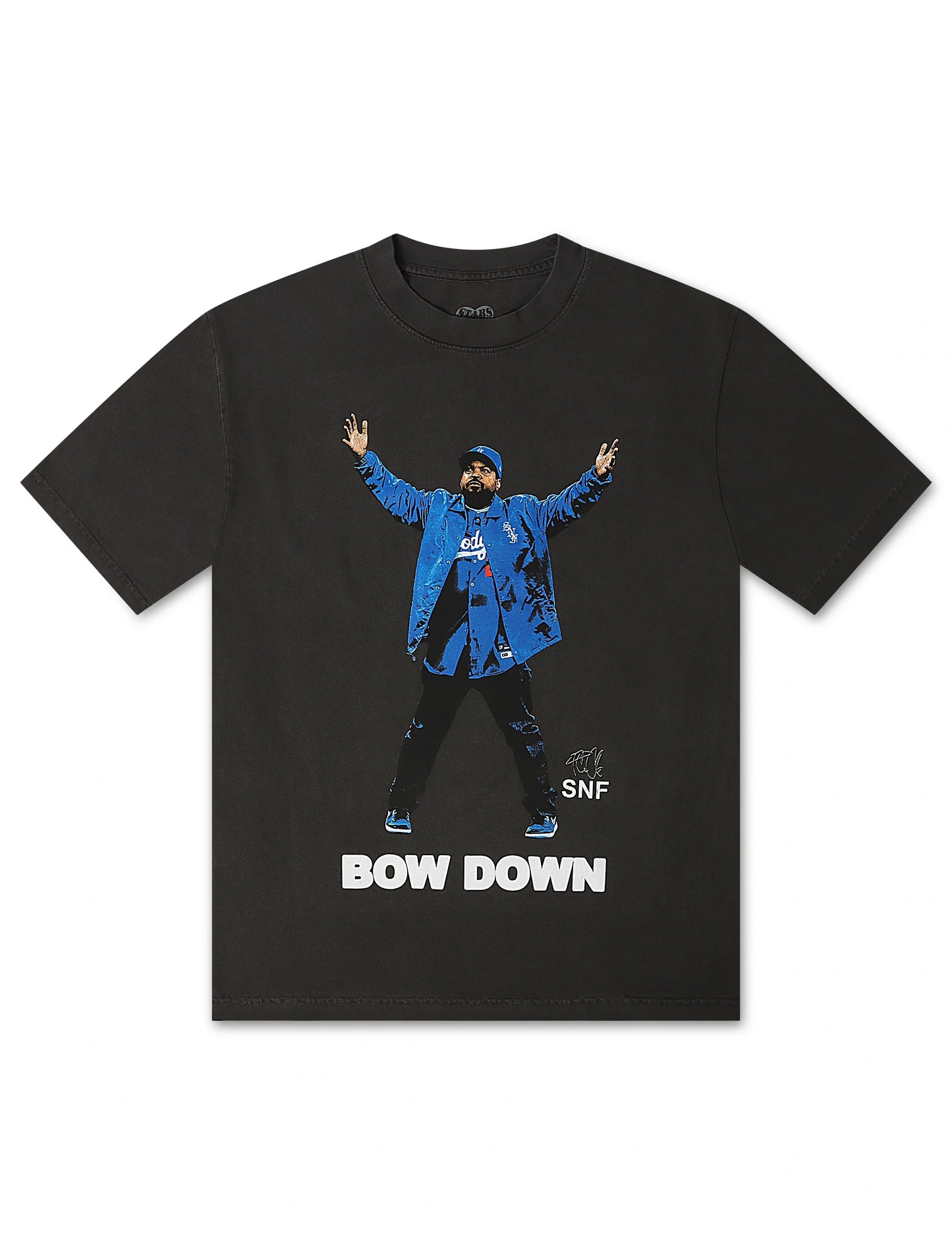 Camiseta Stargazing Ice Cube Bow Down - Gris