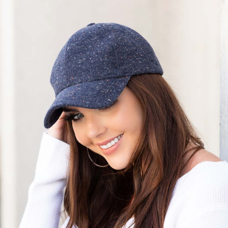 Gorras de otoño de tweed