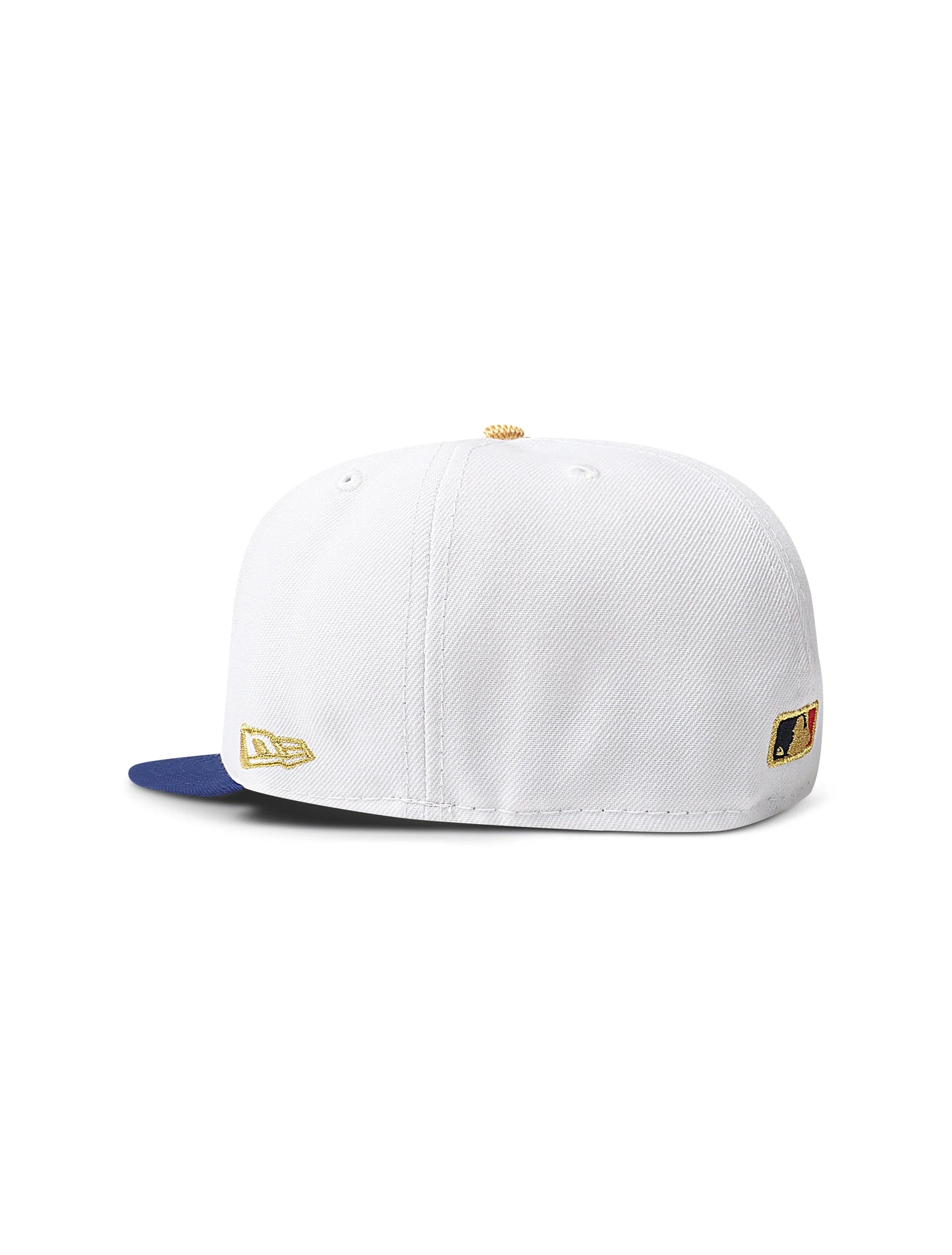 Gorra New Era 5950 LA Dodgers Campeones de la Serie Mundial - Cromo/Oro