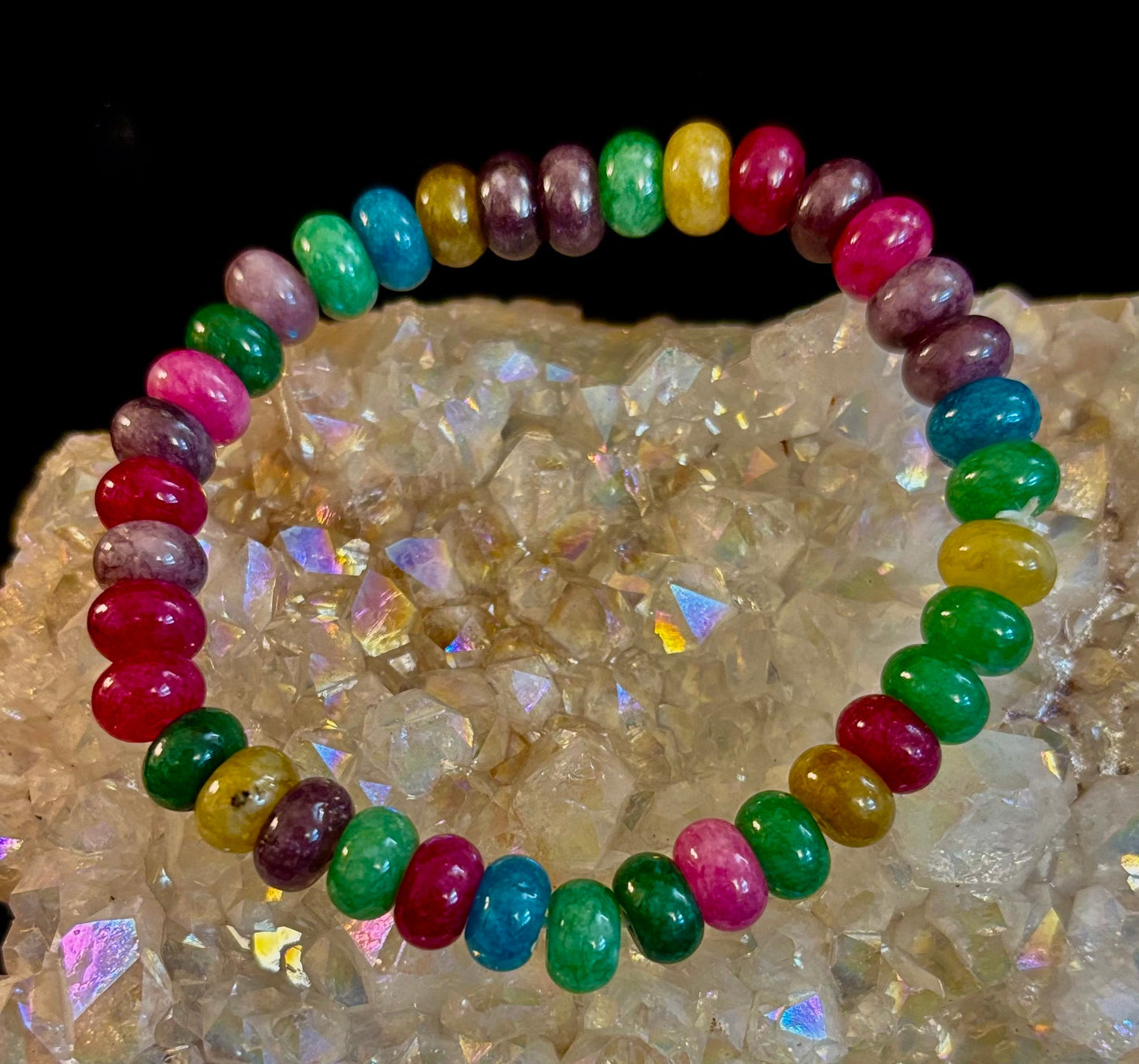 Pulsera de los Deseos con Turmalina Multicolor