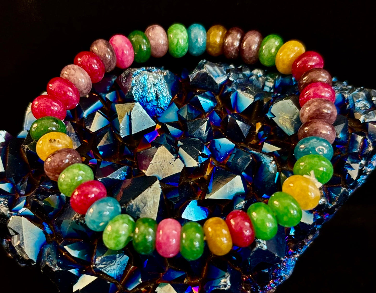Pulsera de los Deseos con Turmalina Multicolor