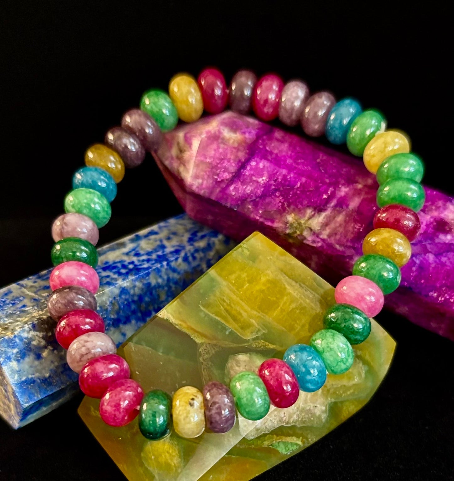 Pulsera de los Deseos con Turmalina Multicolor