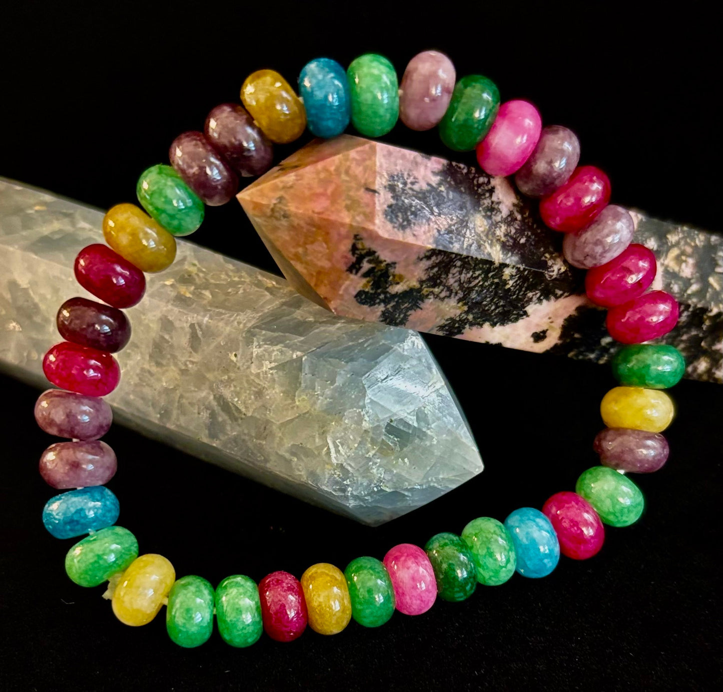 Pulsera de los Deseos con Turmalina Multicolor