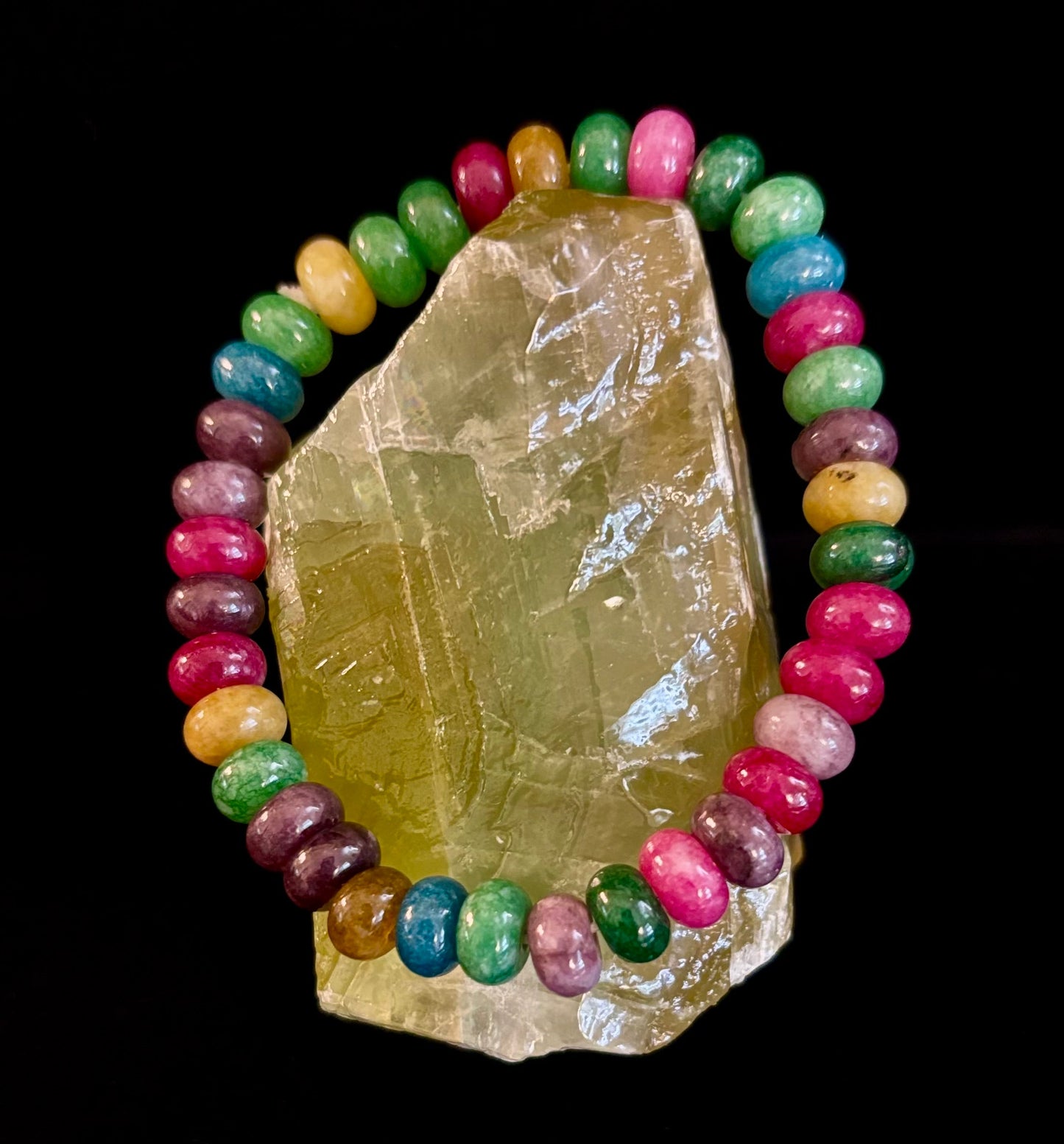 Pulsera de los Deseos con Turmalina Multicolor