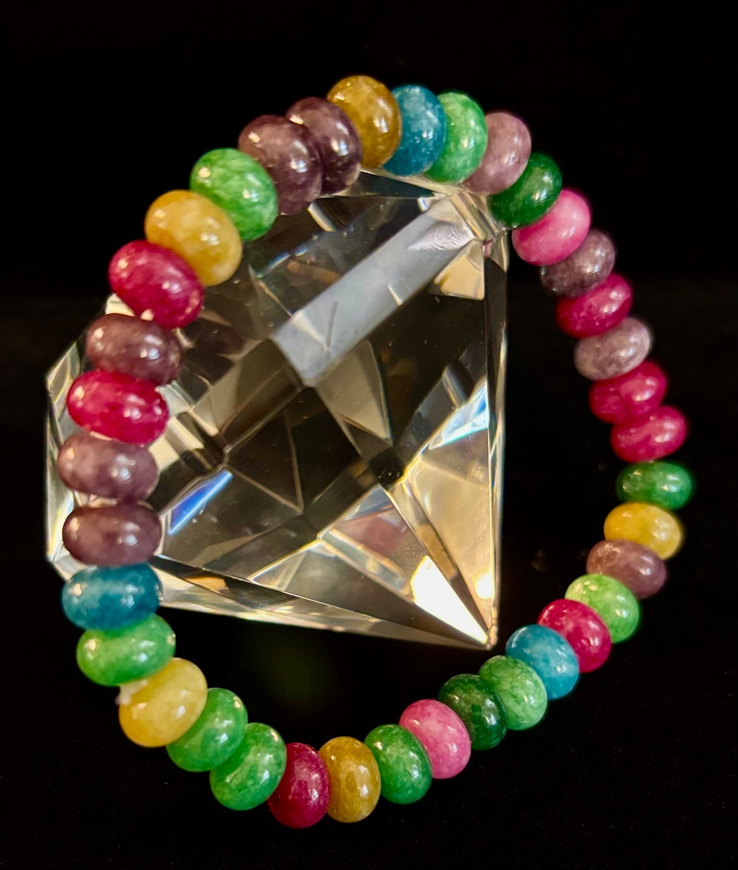Pulsera de los Deseos con Turmalina Multicolor