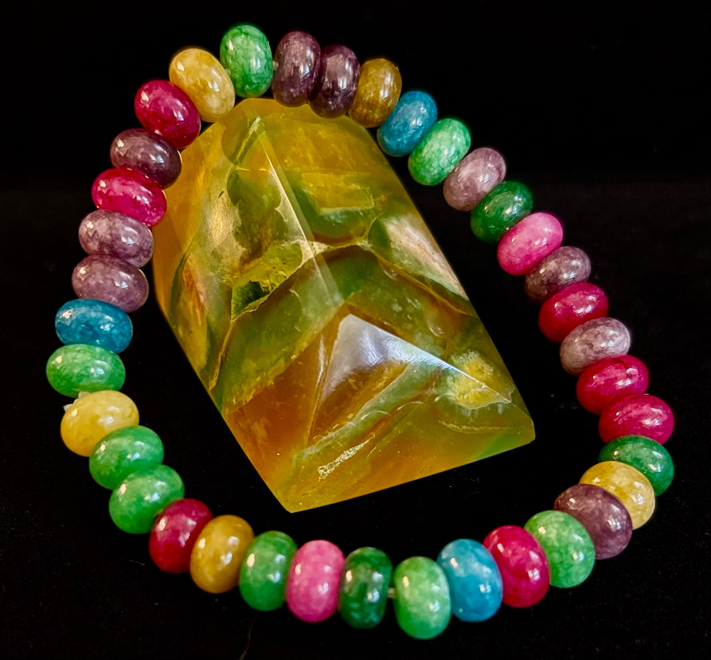 Pulsera de los Deseos con Turmalina Multicolor