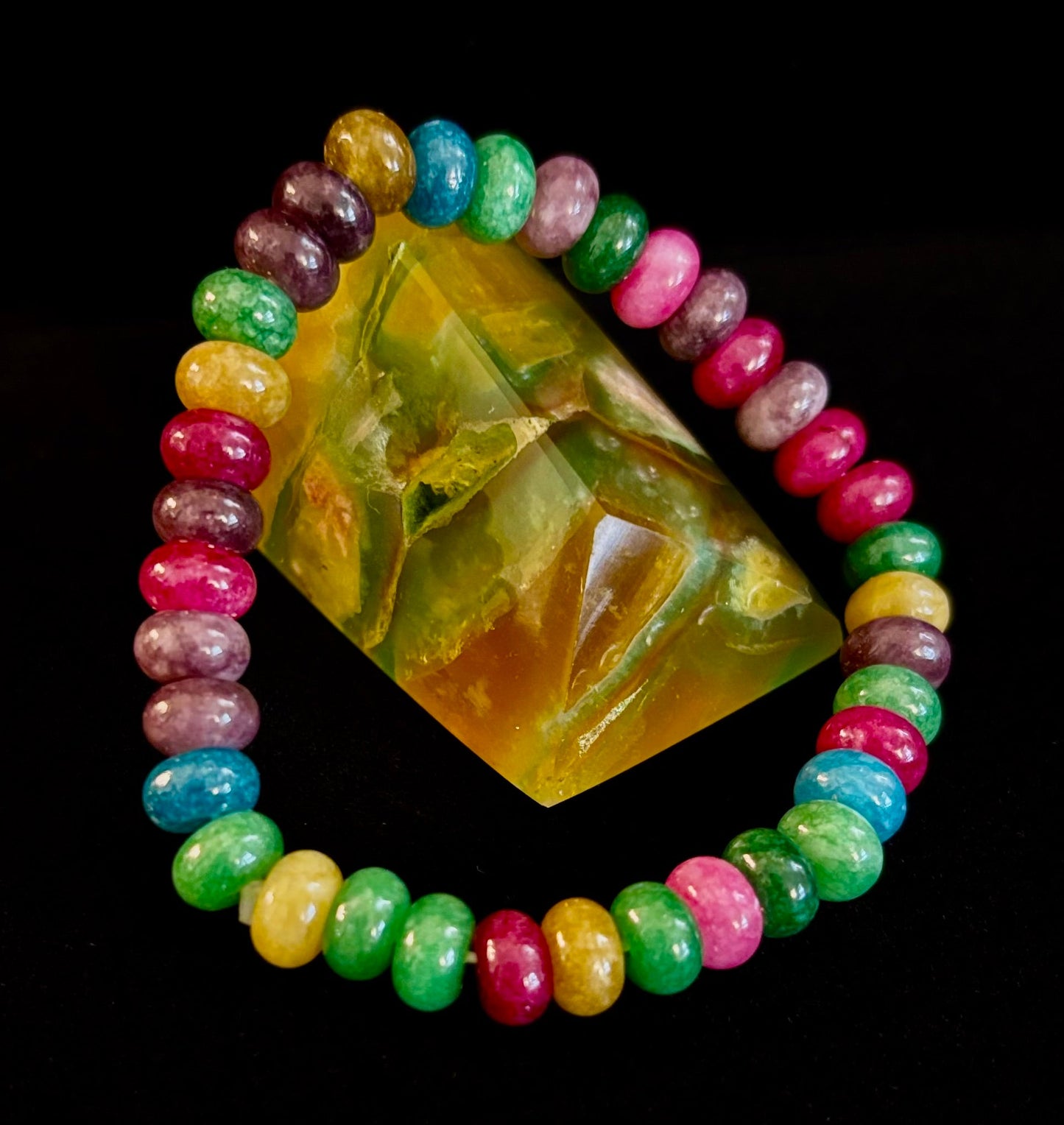 Pulsera de los Deseos con Turmalina Multicolor