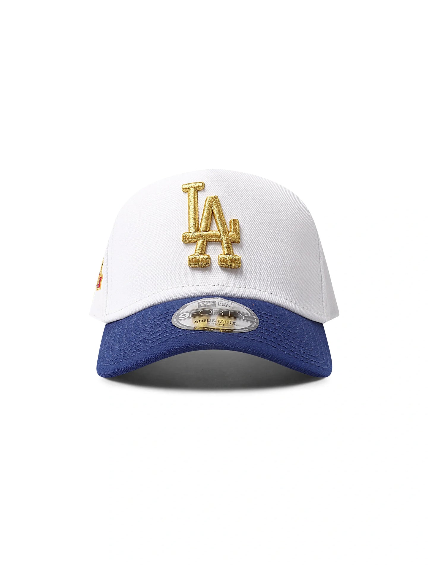 Gorra ajustable New Era 940 LA Dodgers World Series 2024 - Blanco/Dorado