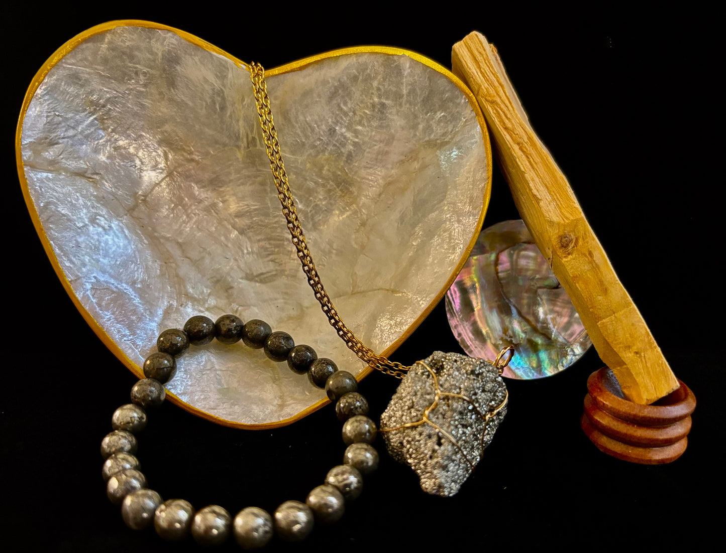 La colección de pirita para atraer la abundancia - Caja de regalo