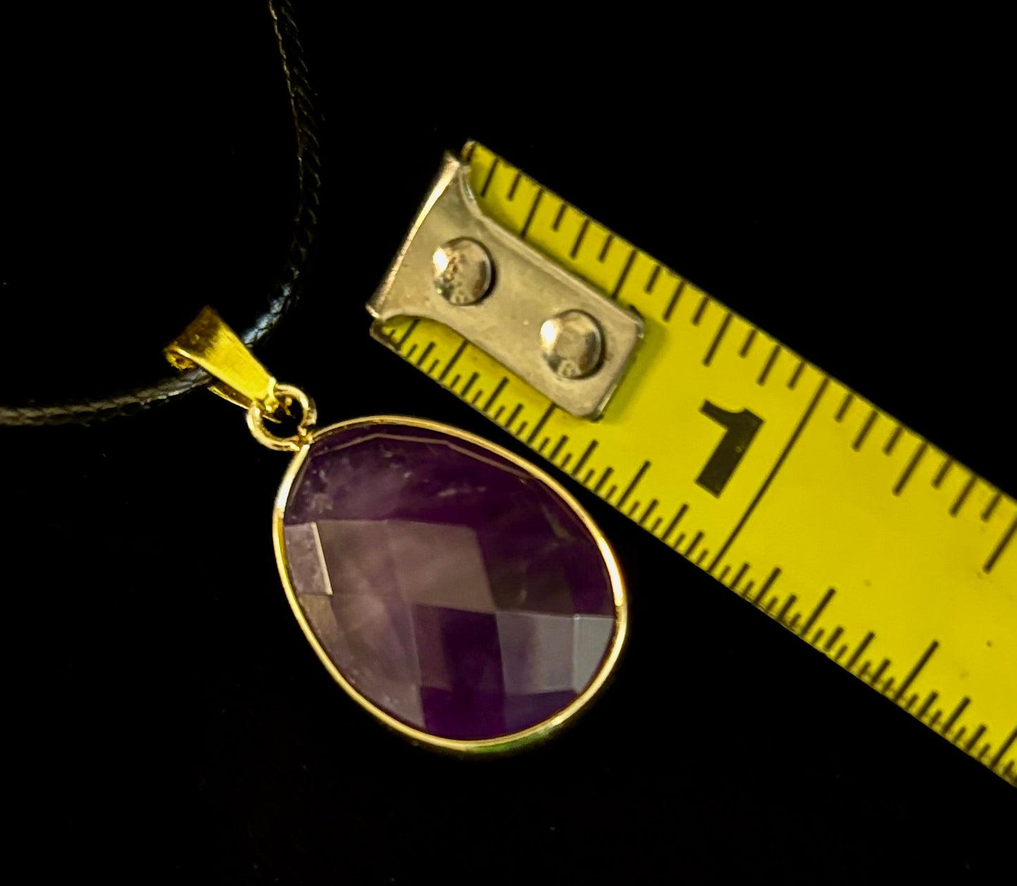 Collar con gota de cristal – Colgante en forma de lágrima de 2.5 cm (Hecho en Australia)