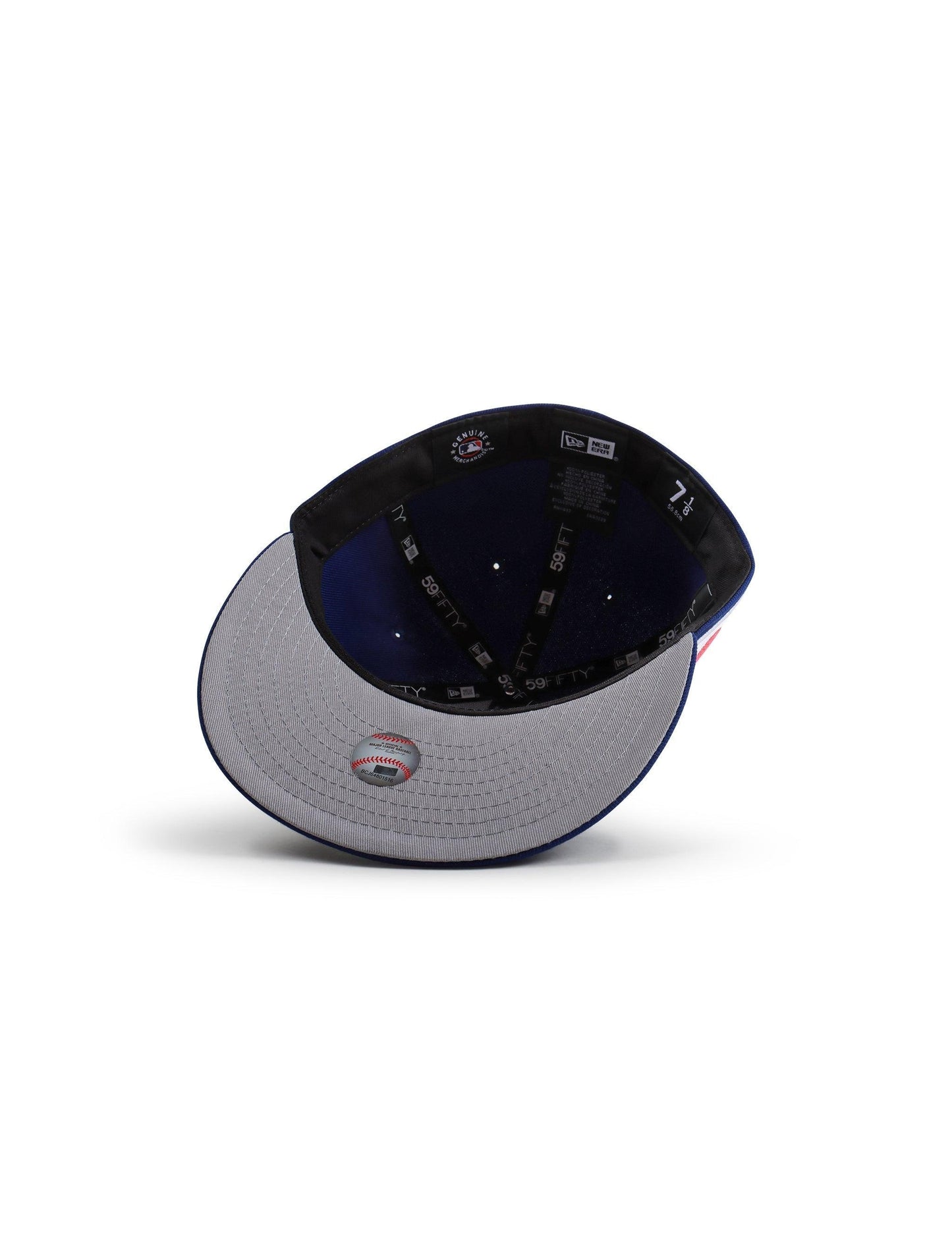 Gorra New Era 5950 Los Angeles Dodgers con parche de Japón - Azul real