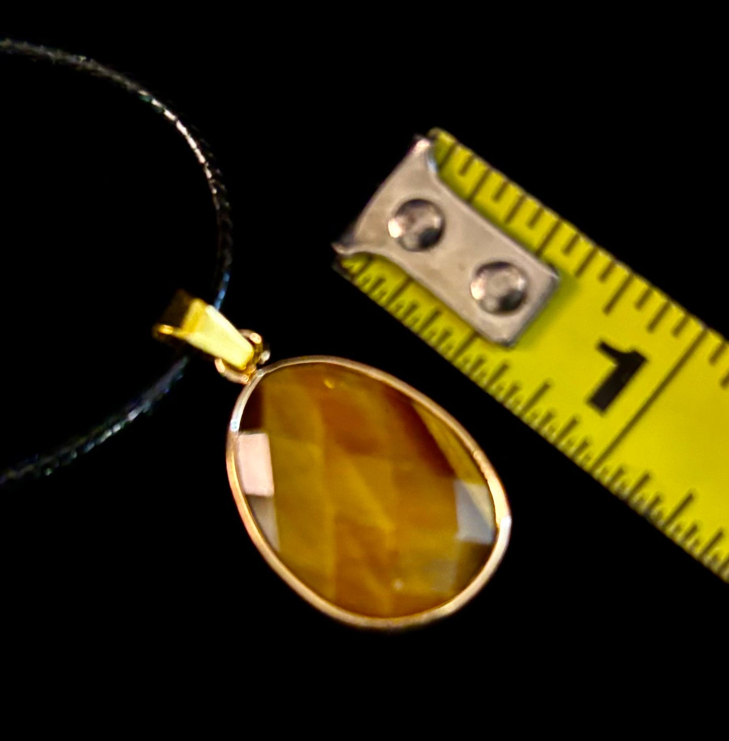 Collar con gota de cristal – Colgante en forma de lágrima de 2.5 cm (Hecho en Australia)