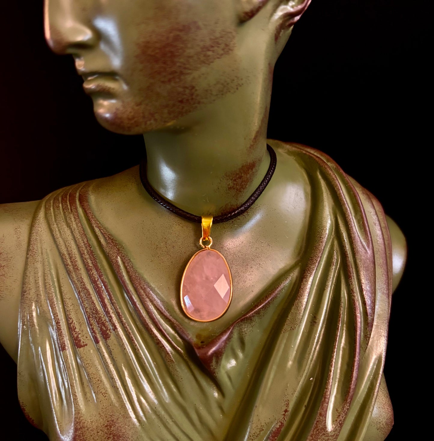 Collar con gota de cristal – Colgante en forma de lágrima de 2.5 cm (Hecho en Australia)