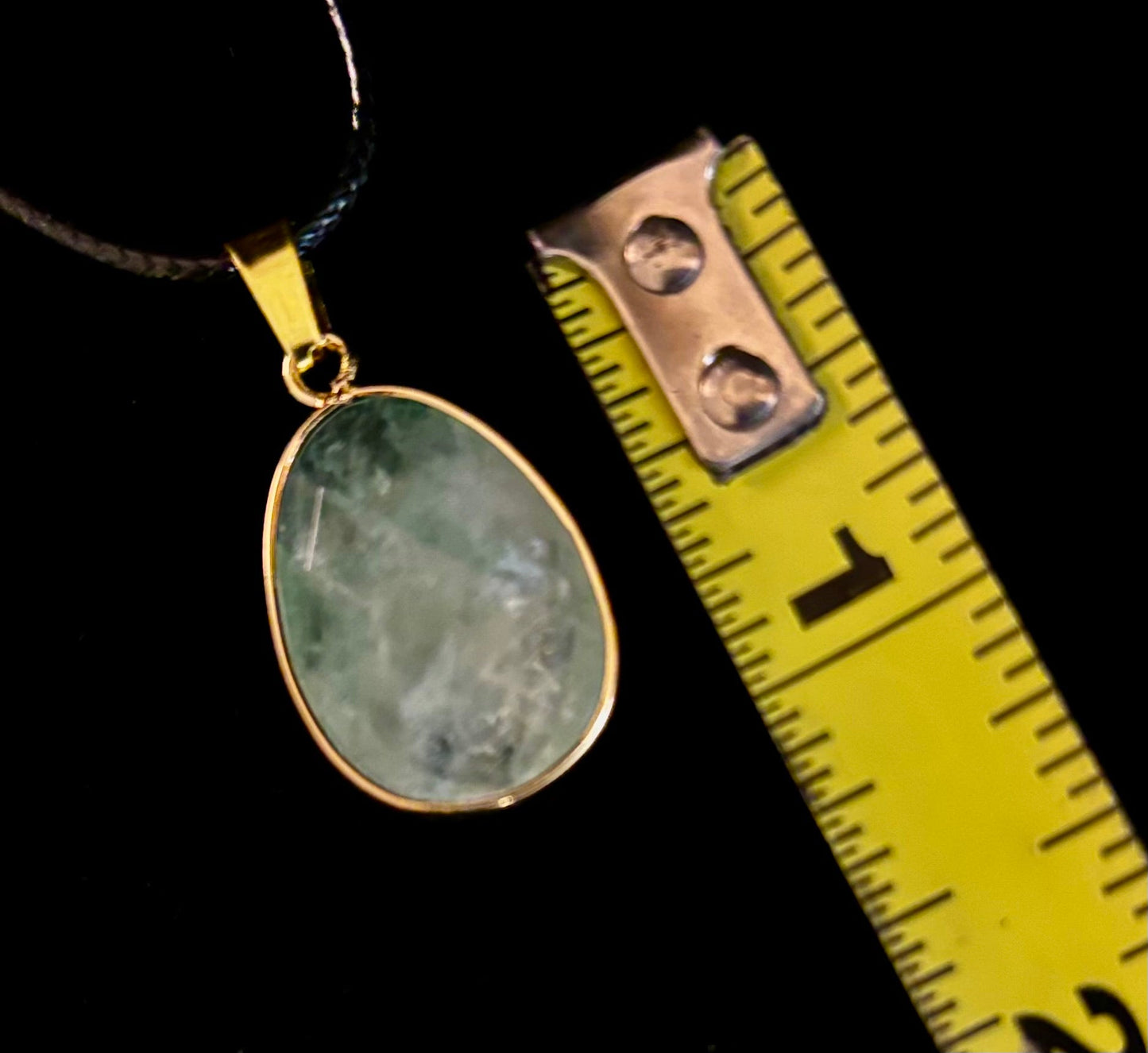 Collar con gota de cristal – Colgante en forma de lágrima de 2.5 cm (Hecho en Australia)