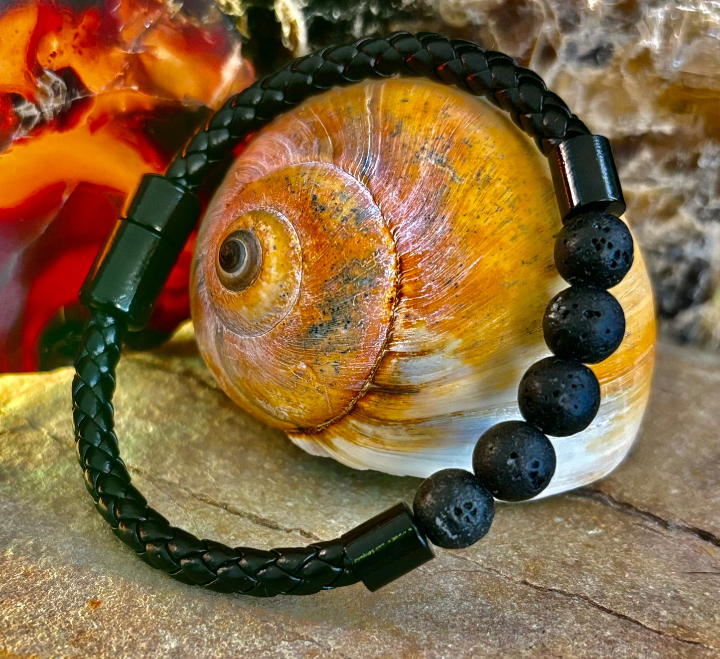 Pulsera trenzada con hebilla magnética – 4 estilos únicos – Muñecas medianas