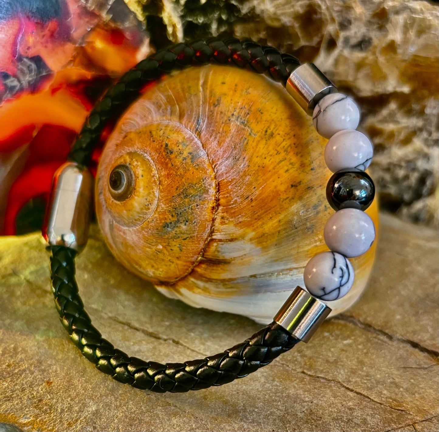 Pulsera trenzada con hebilla magnética – 4 estilos únicos – Muñecas medianas