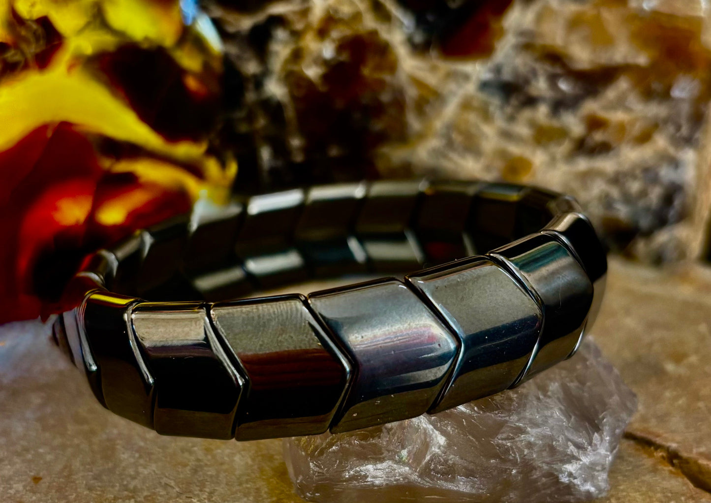 Pulsera "Fuerza Anclada" – Equilibrio • Protección • Confianza (Muñecas Medianas a Grandes)