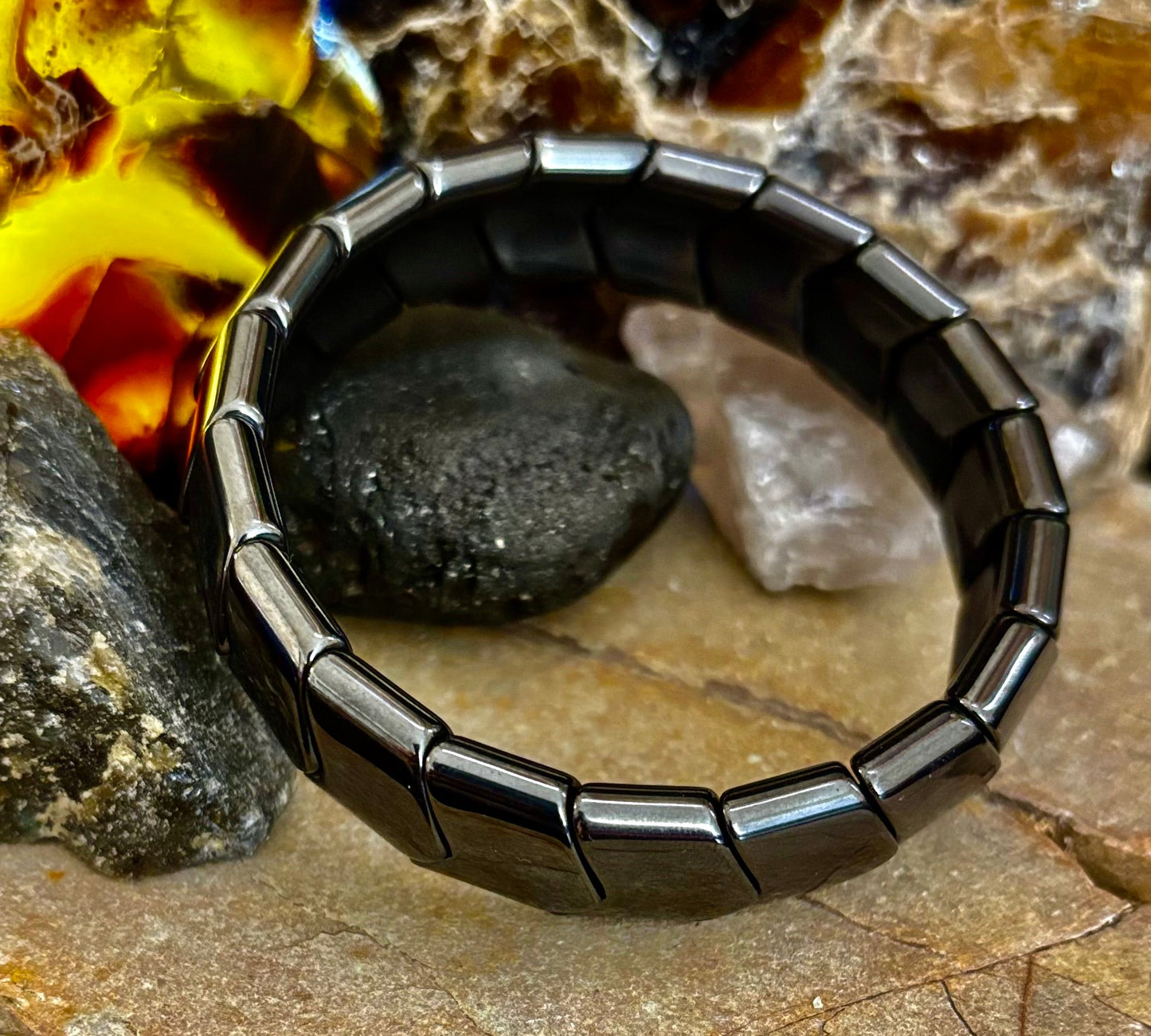 Pulsera "Fuerza Anclada" – Equilibrio • Protección • Confianza (Muñecas Medianas a Grandes)