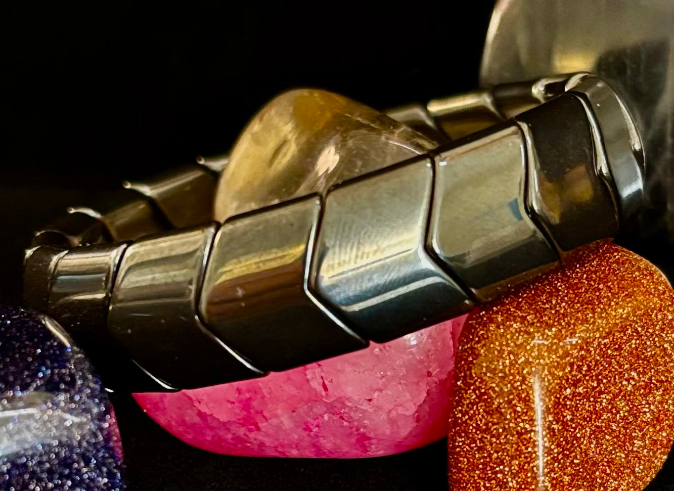 Pulsera "Fuerza Anclada" – Equilibrio • Protección • Confianza (Muñecas Medianas a Grandes)