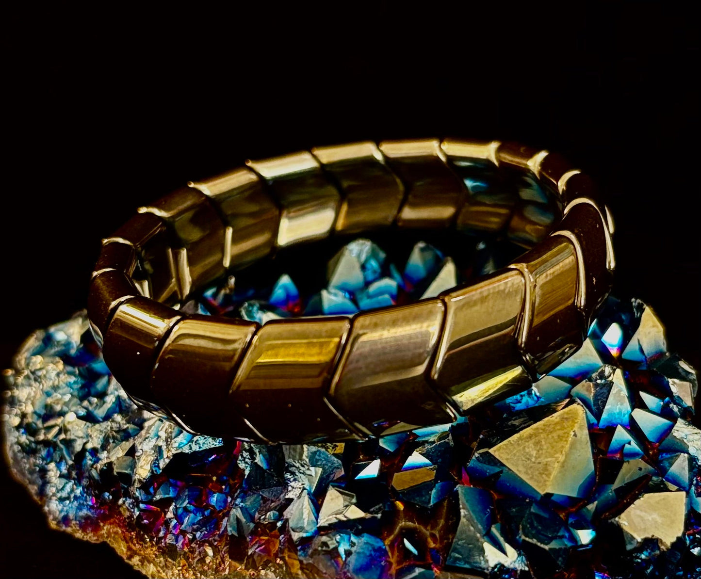 Pulsera "Fuerza Anclada" – Equilibrio • Protección • Confianza (Muñecas Medianas a Grandes)