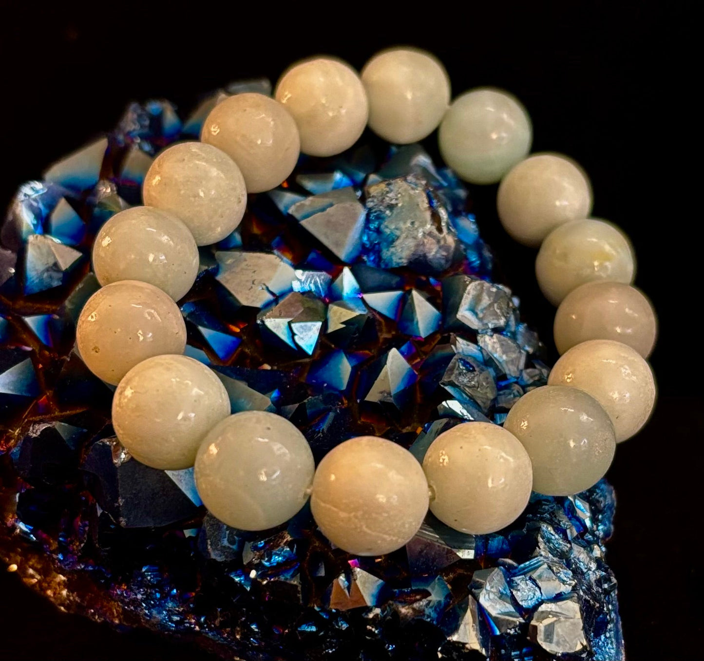 Pulsera de Amazonita – Energía tranquila y costera en cada cuenta