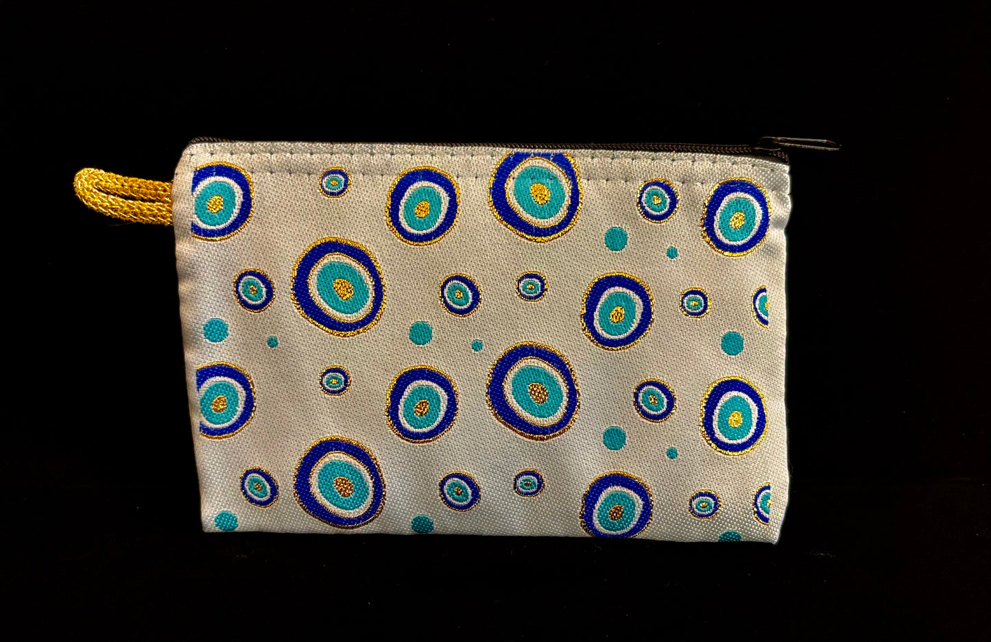 Monedero turco de ojo turco hecho a mano | Bolsita de tela de 4x6 para protección y estilo