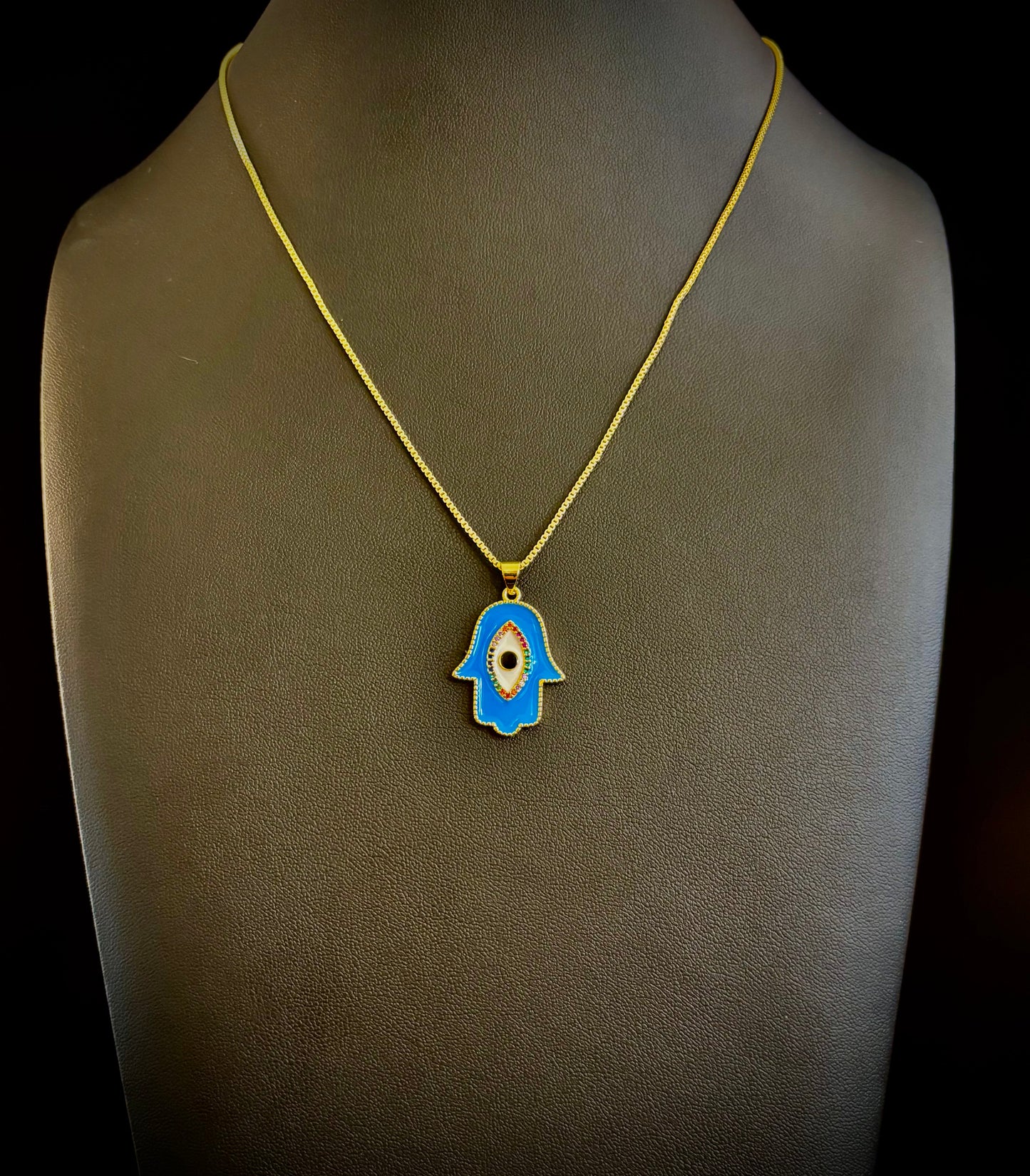 Collar de ojo turco – Hecho en Turquía (Rojo o azul)