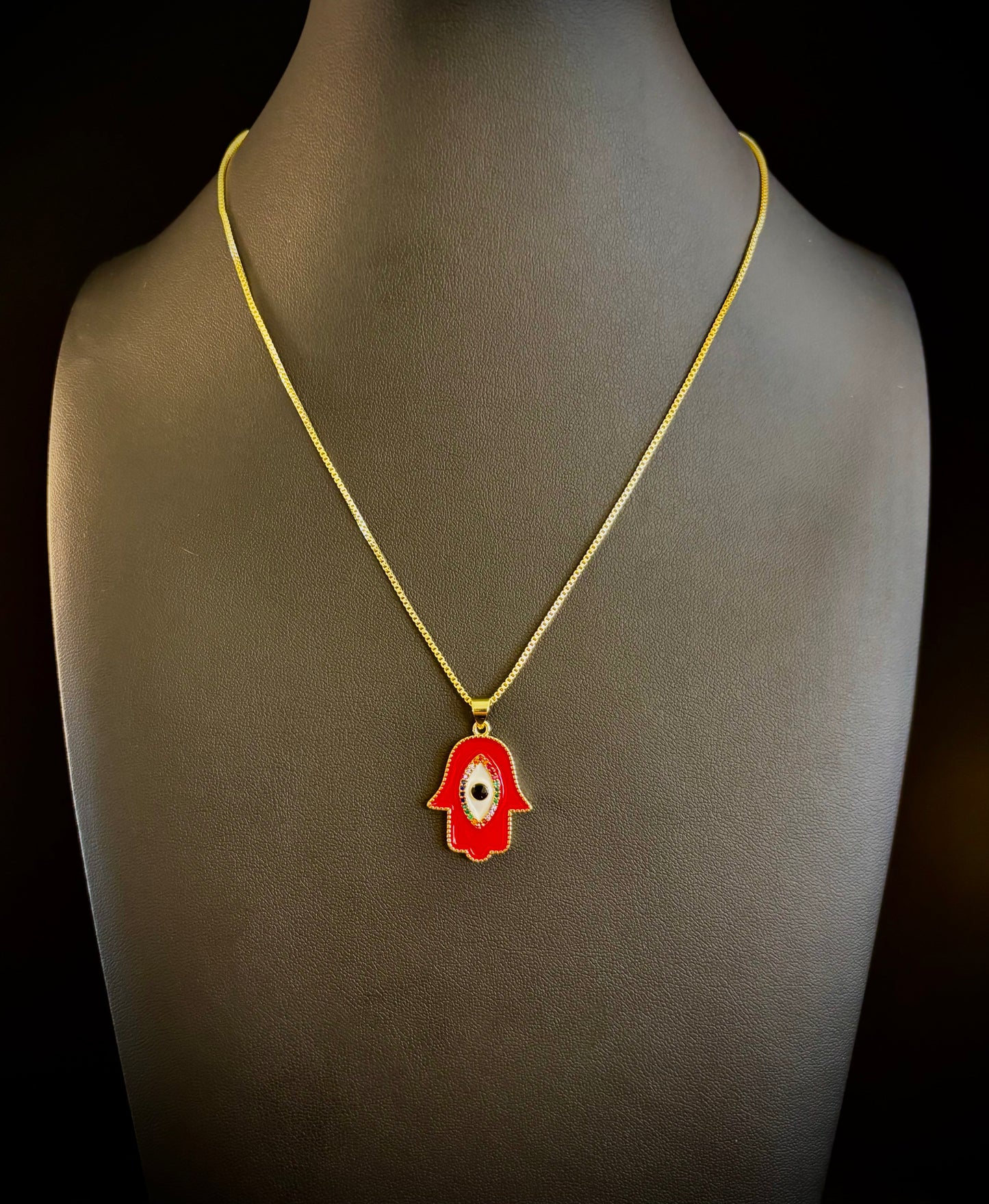 Collar de ojo turco – Hecho en Turquía (Rojo o azul)