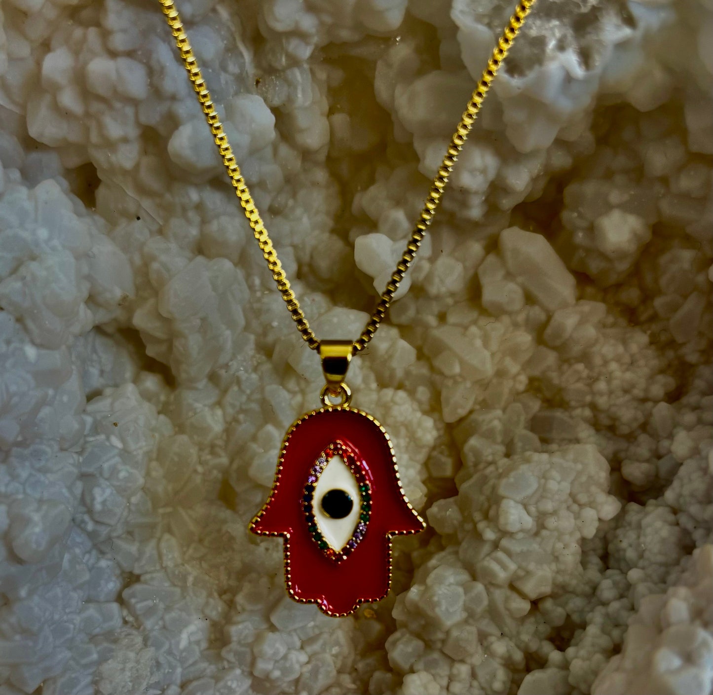 Collar de ojo turco – Hecho en Turquía (Rojo o azul)