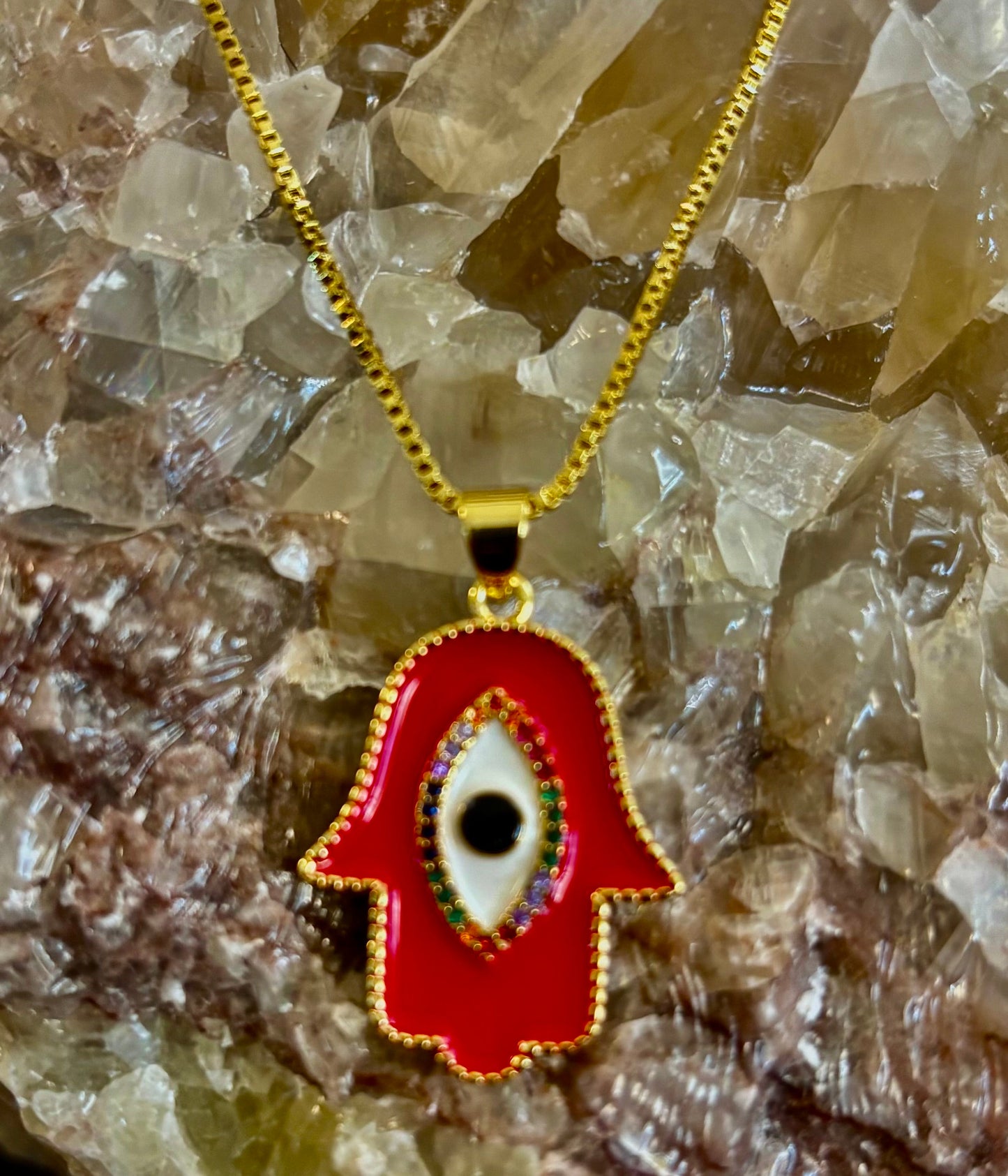 Collar de ojo turco – Hecho en Turquía (Rojo o azul)