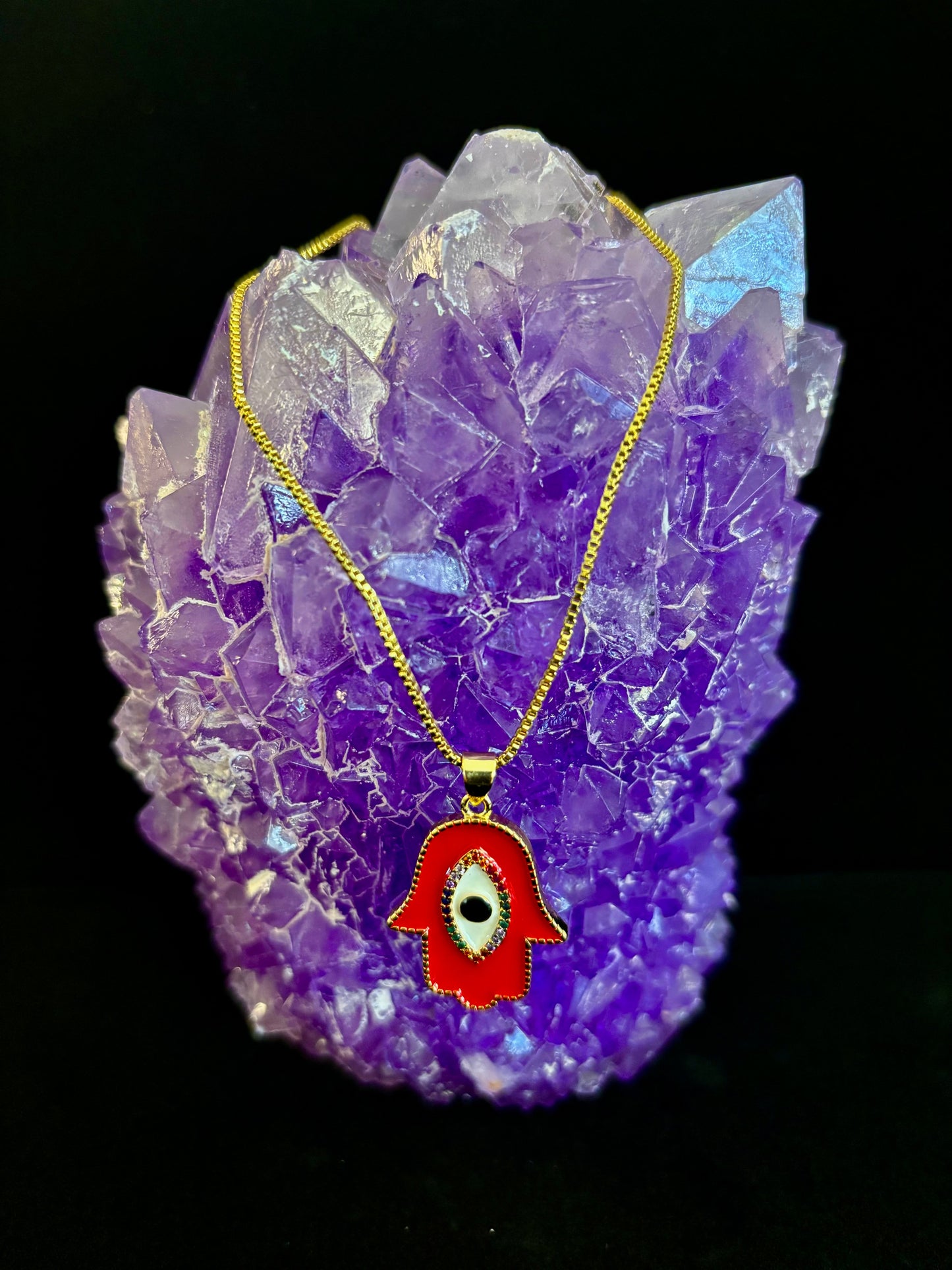 Collar de ojo turco – Hecho en Turquía (Rojo o azul)
