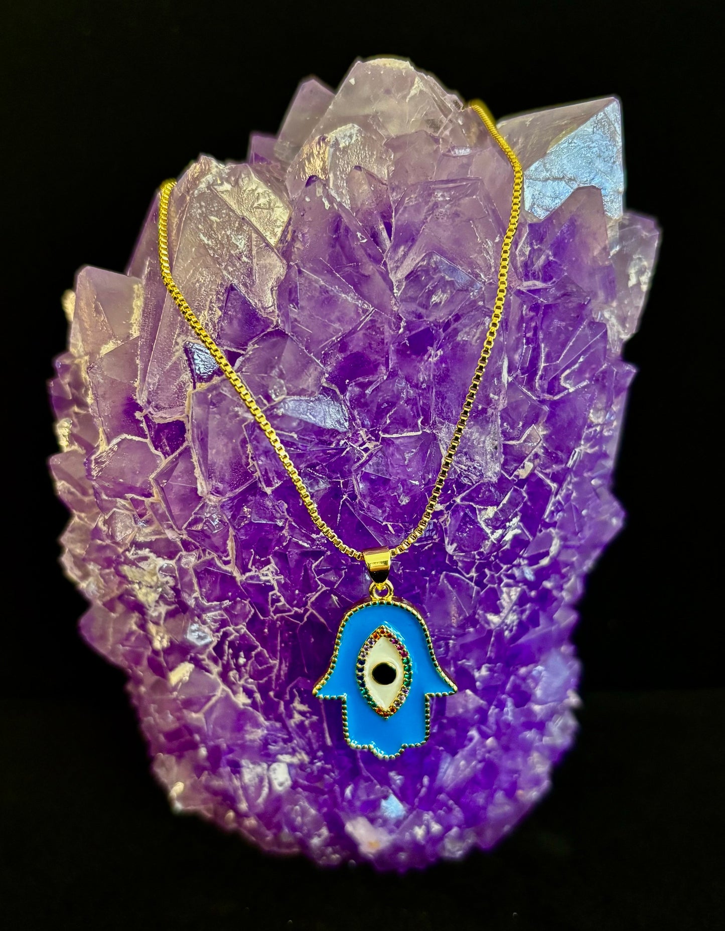 Collar de ojo turco – Hecho en Turquía (Rojo o azul)
