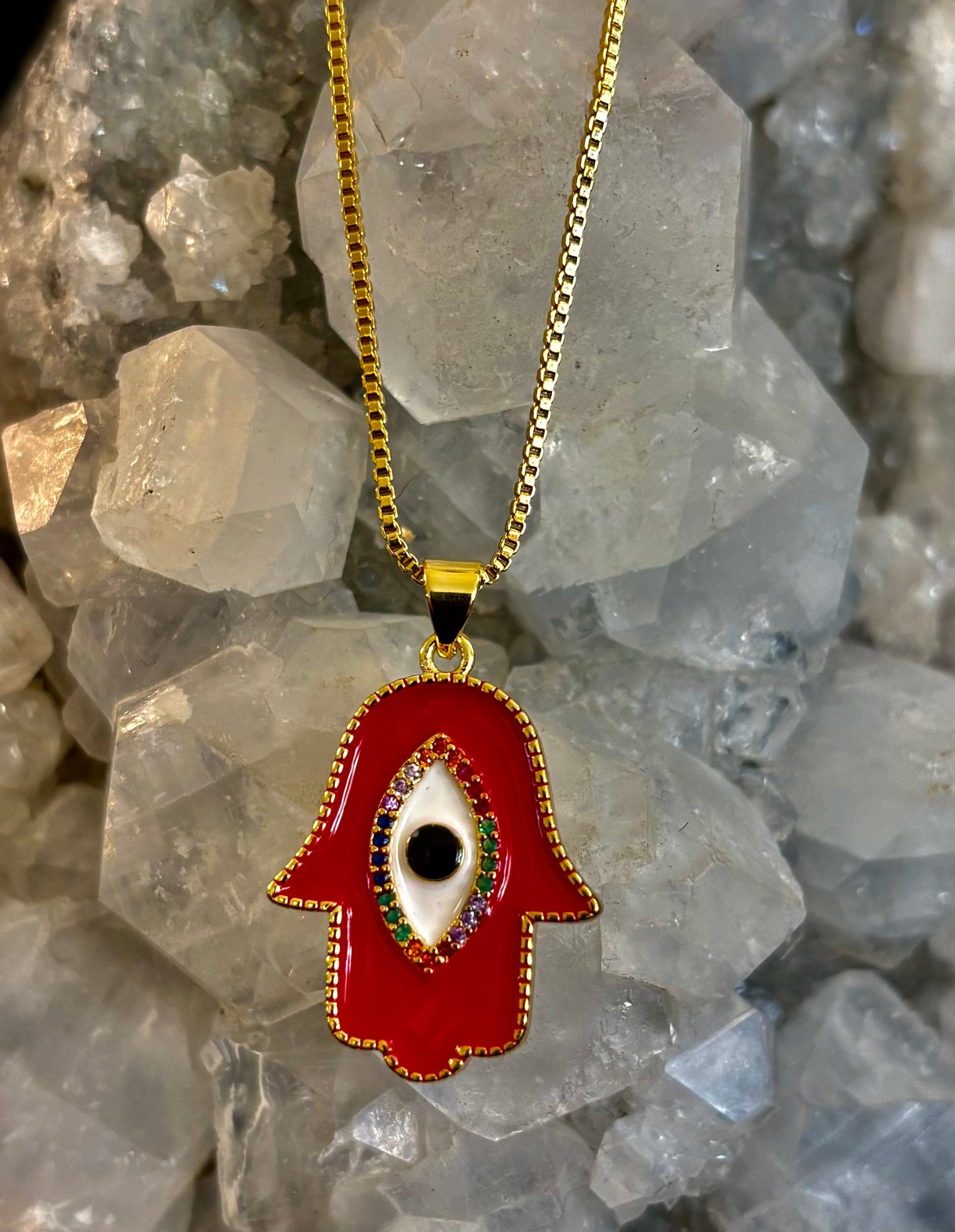 Collar de ojo turco – Hecho en Turquía (Rojo o azul)