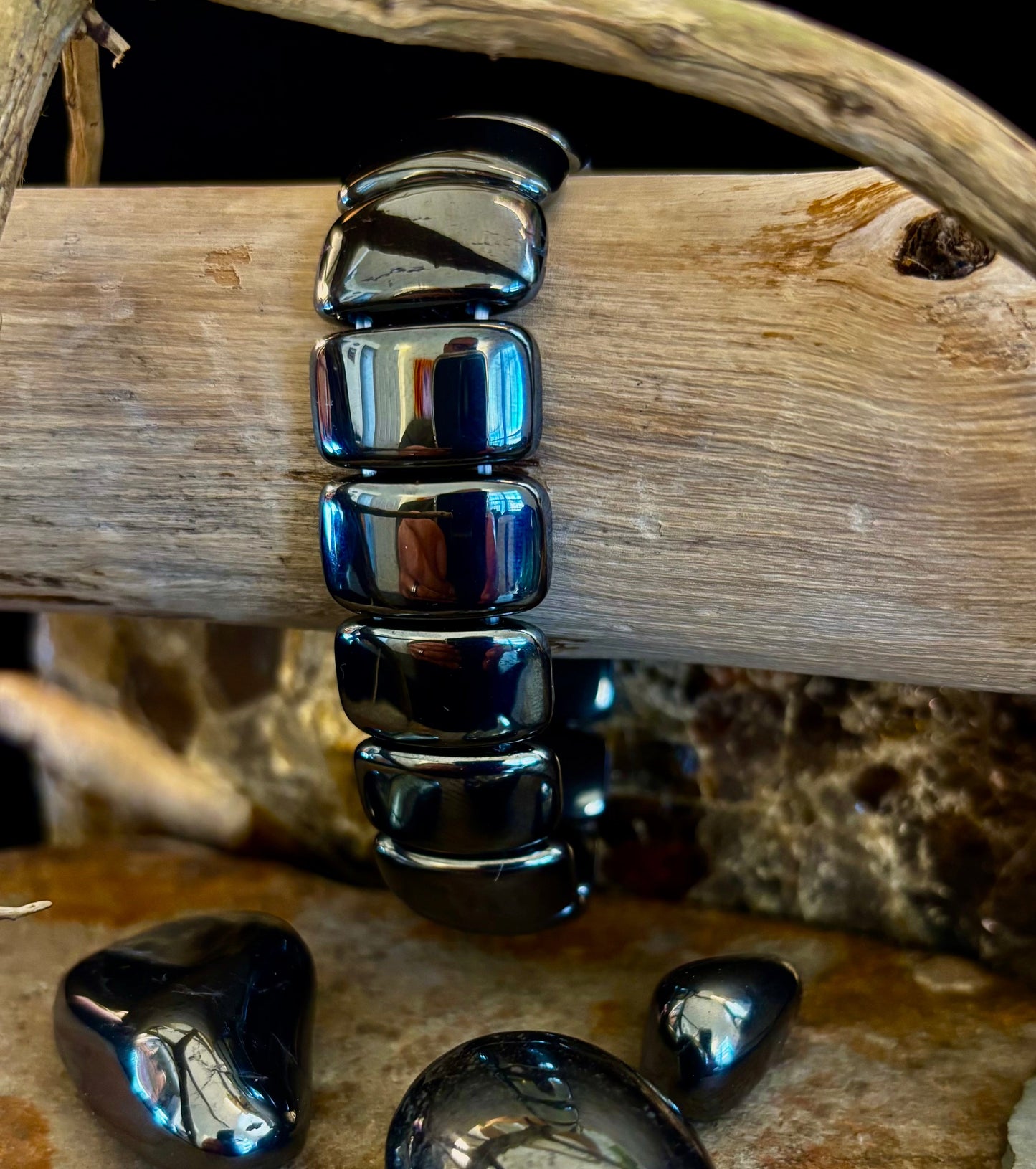 ⚡ Pulsera Elíptica Titan Strength — Energía de Confianza en Uno Mismo (Muñecas Grandes)