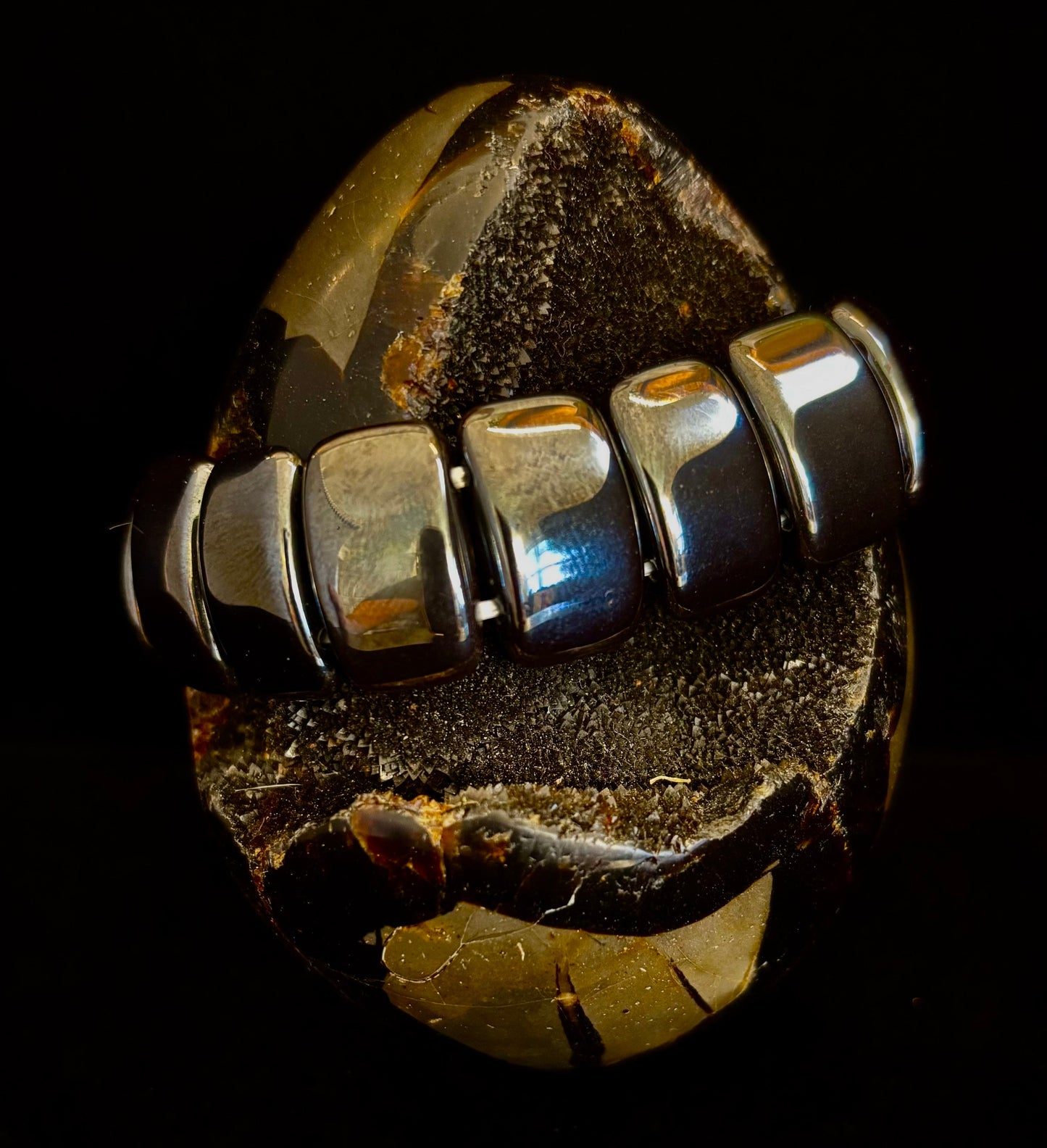 ⚡ Pulsera Elíptica Titan Strength — Energía de Confianza en Uno Mismo (Muñecas Grandes)