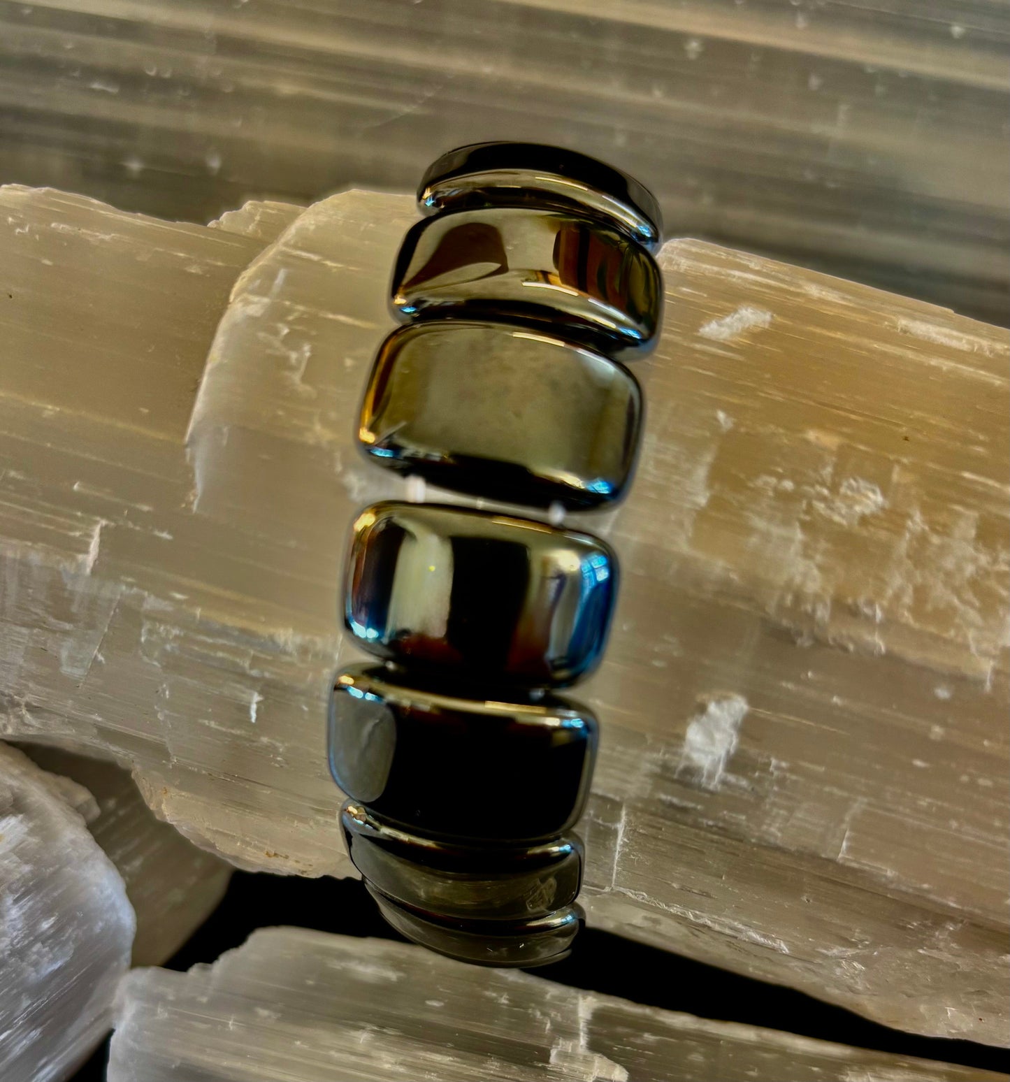 ⚡ Pulsera Elíptica Titan Strength — Energía de Confianza en Uno Mismo (Muñecas Grandes)
