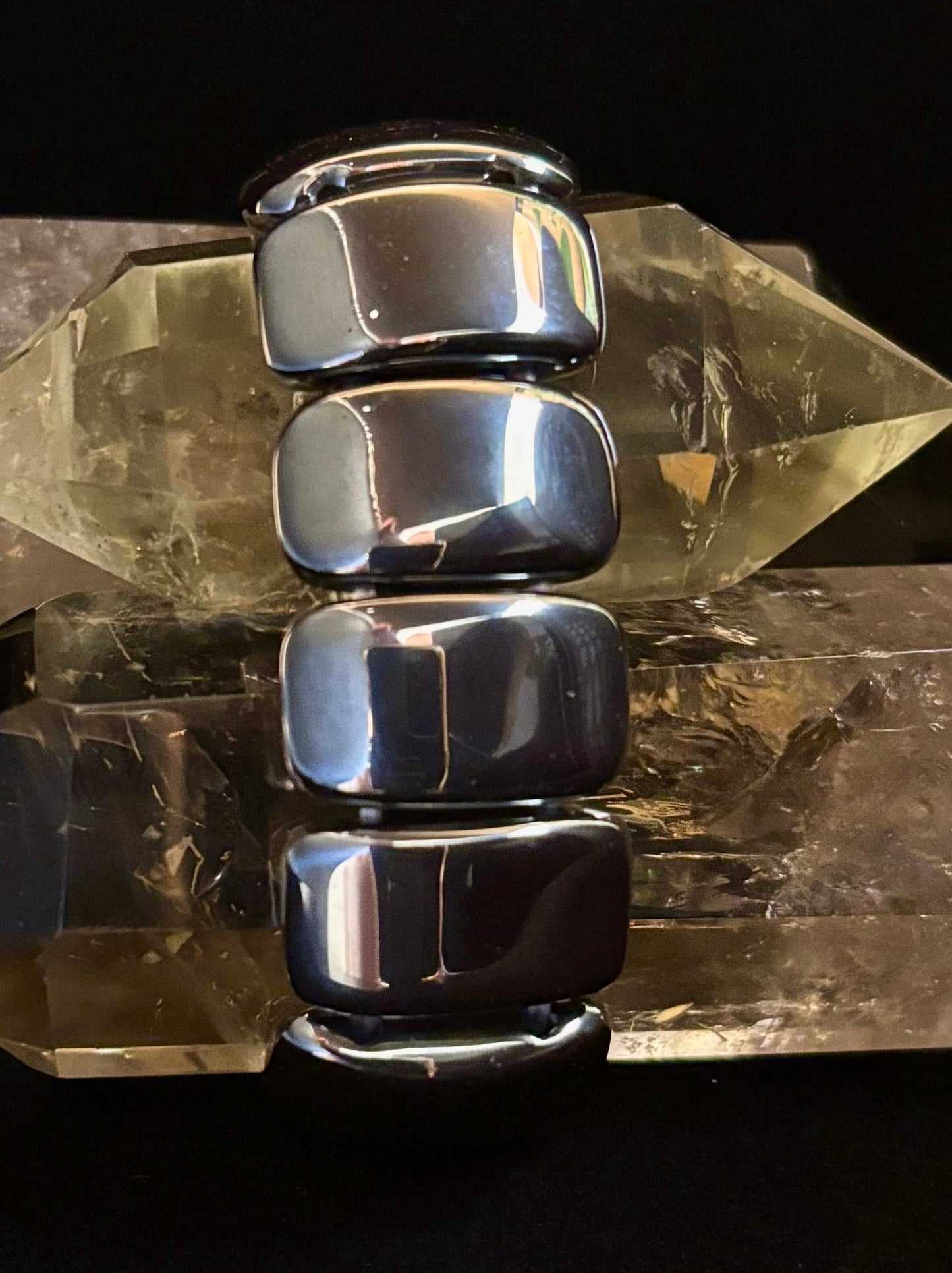 ⚡ Pulsera Elíptica Titan Strength — Energía de Confianza en Uno Mismo (Muñecas Grandes)
